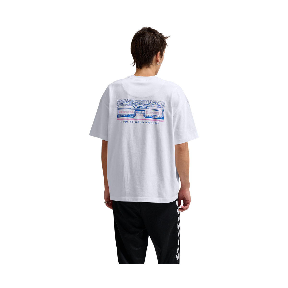 hummel Unisex Loose Short Sleeve T-Shirt Sw Stadium-4