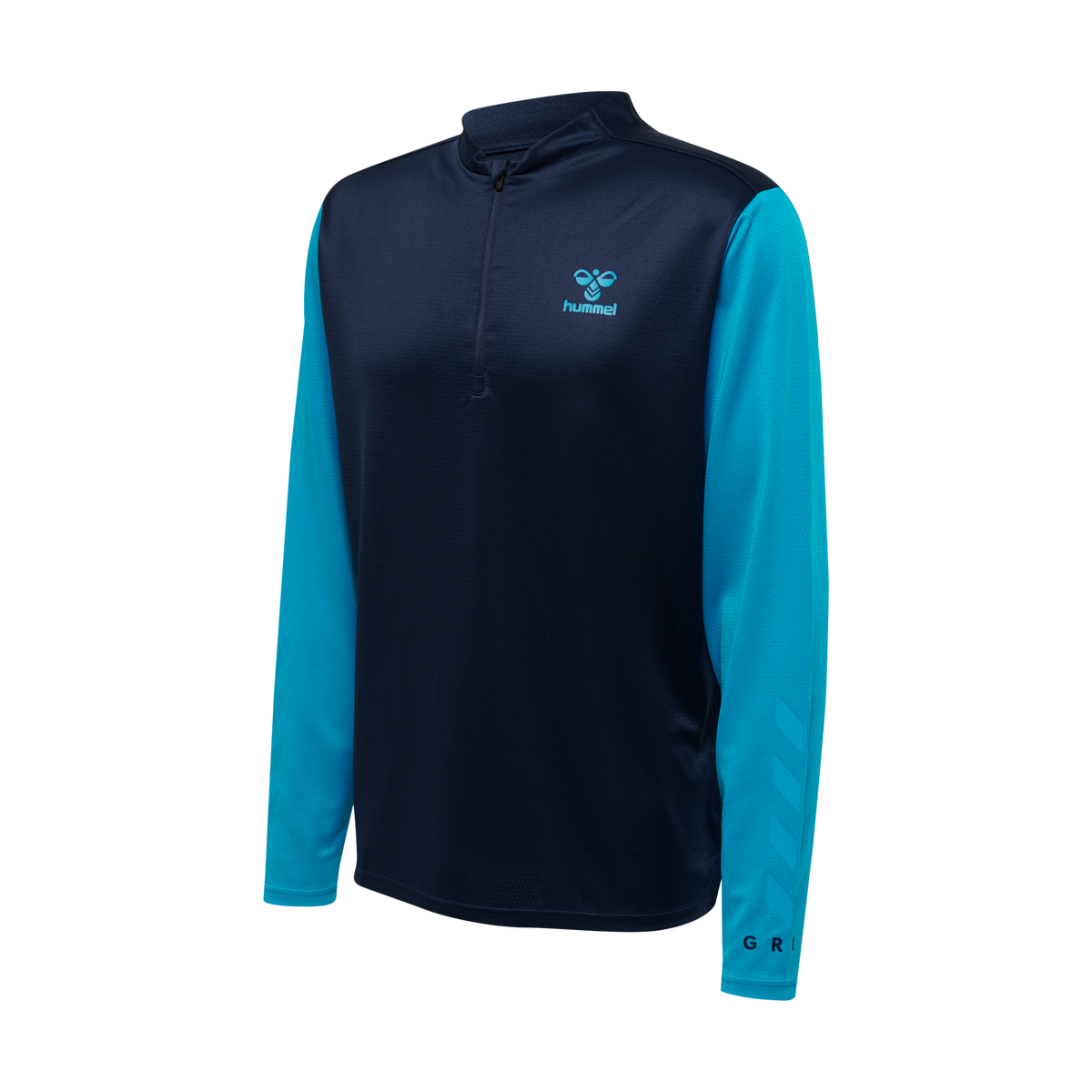 hummel Men's Ongrid 1/2 Zip Poly Sweatshirt-1