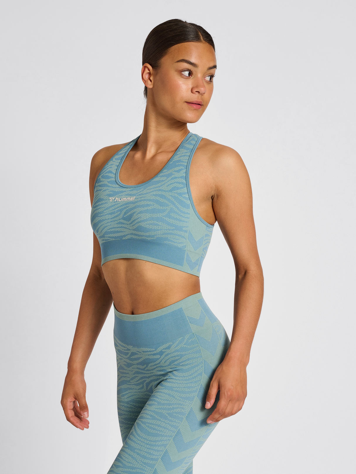 hummel Women's Mindful Training Saga Seamless Sports Top-5