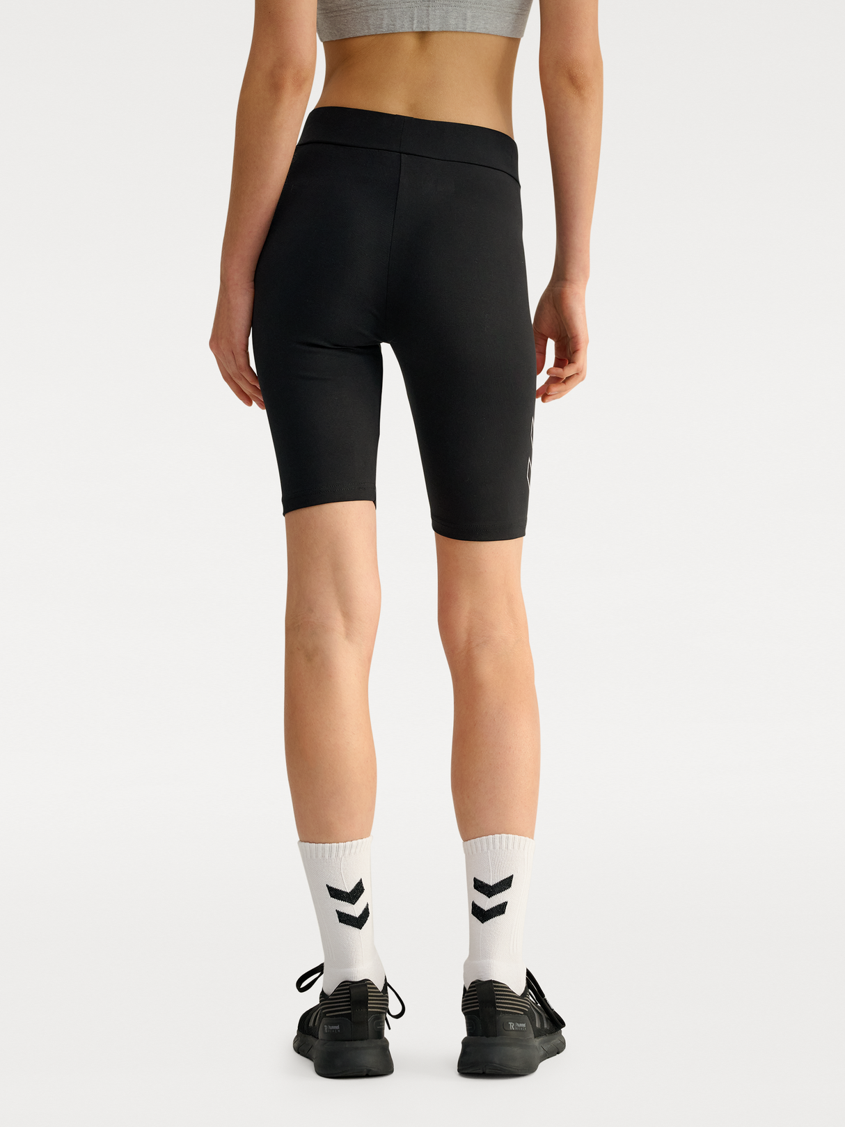 hummel Women's Elemental Cotton Shorts Tights-4