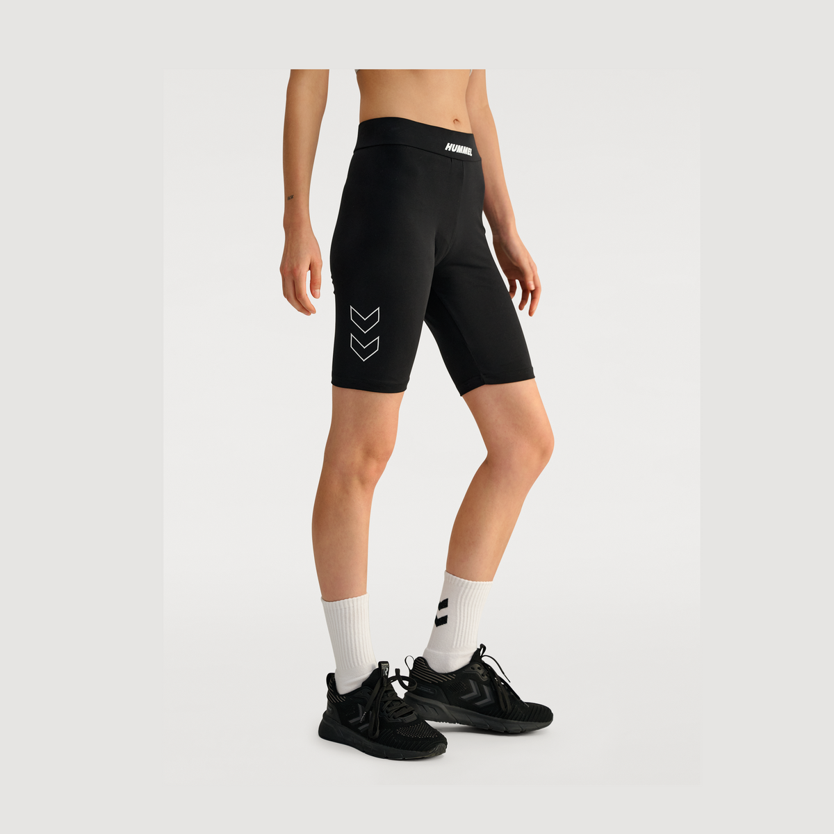hummel Women's Elemental Cotton Shorts Tights-5