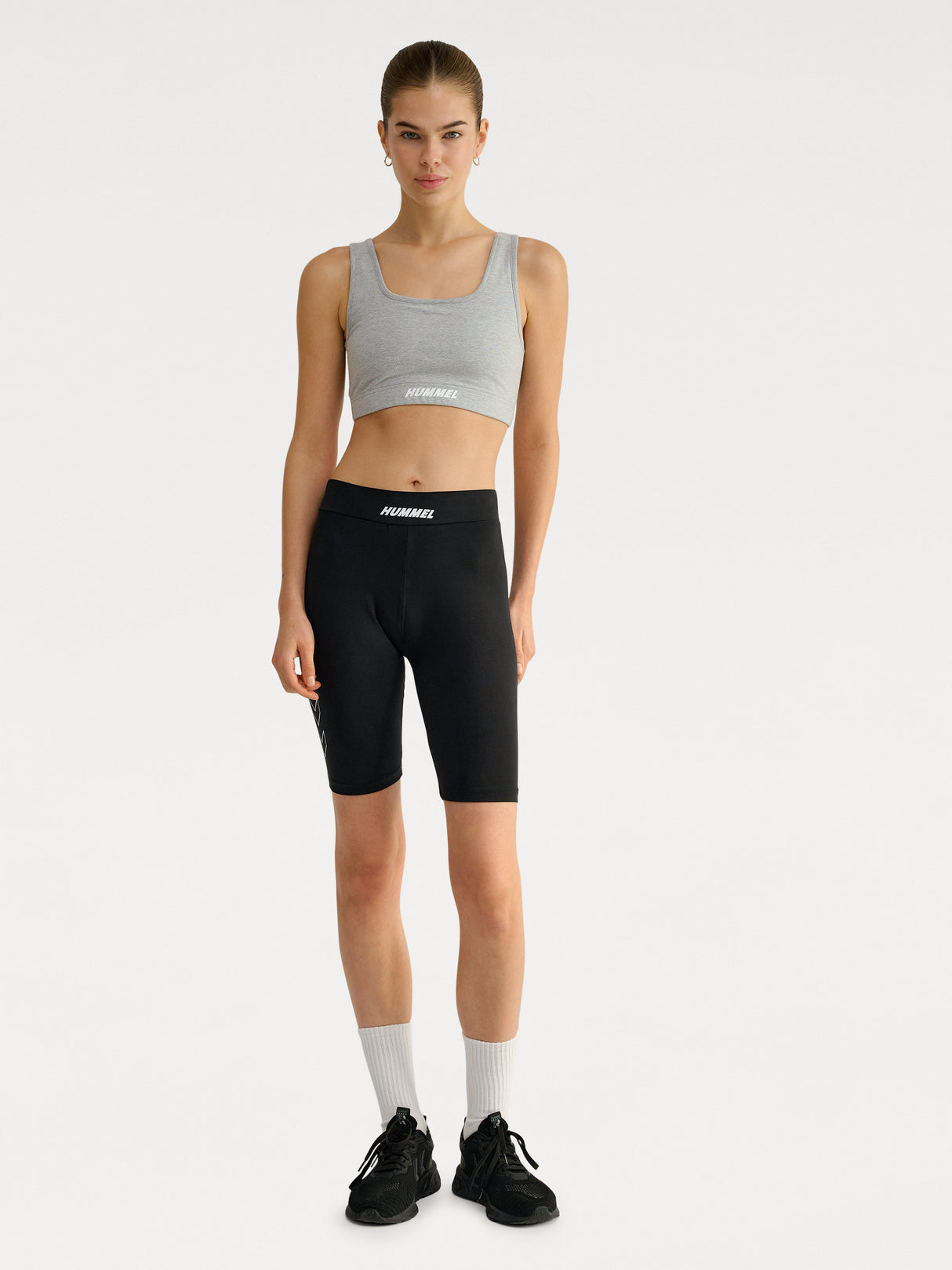 hummel Women's Elemental Cotton Shorts Tights-6