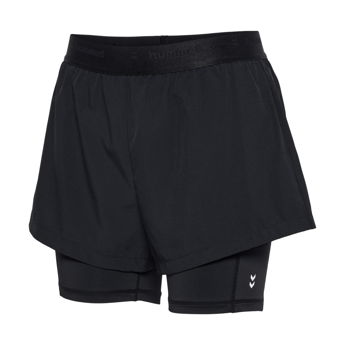 hummel Women's Mindful Training Fly 2 In 1 Shorts-1