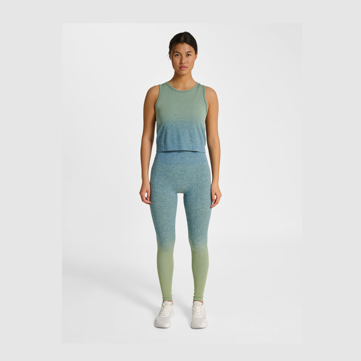 hummel Women's Yoga Seamless Gradient Crop Top-6