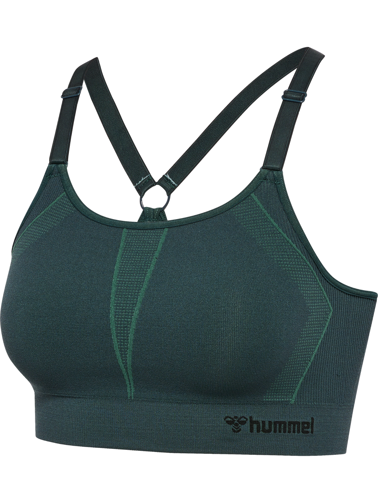 hummel Women's Mindful Training Power Seamless Sports Bra-1