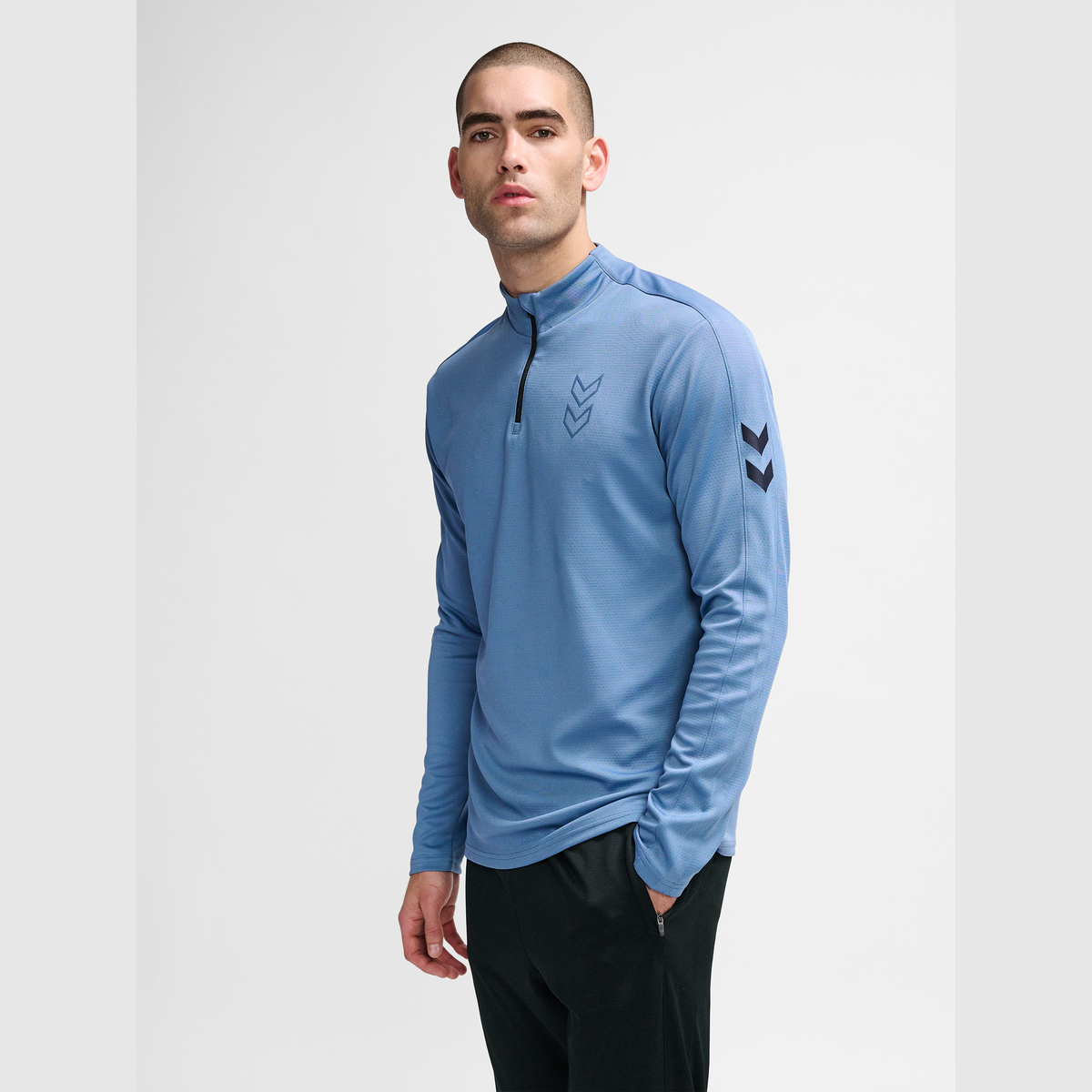 hummel Men's Active Polyester Half Zip-6