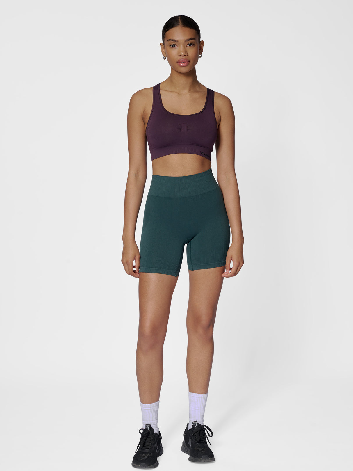 hummel Women's Mindful Training Define Seamless Scrunch Shorts-7