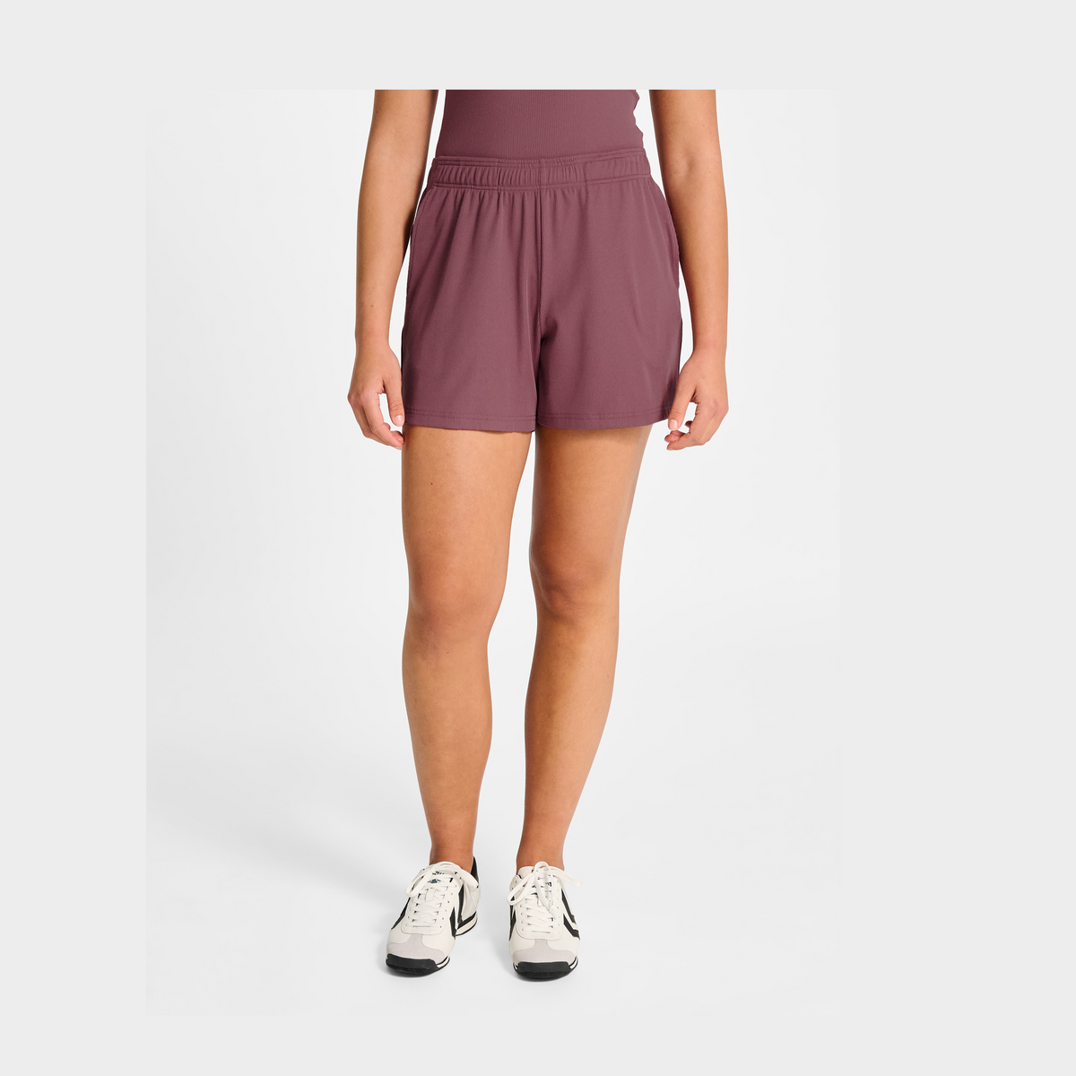 hummel Women's Pulse Rib Shorts-5