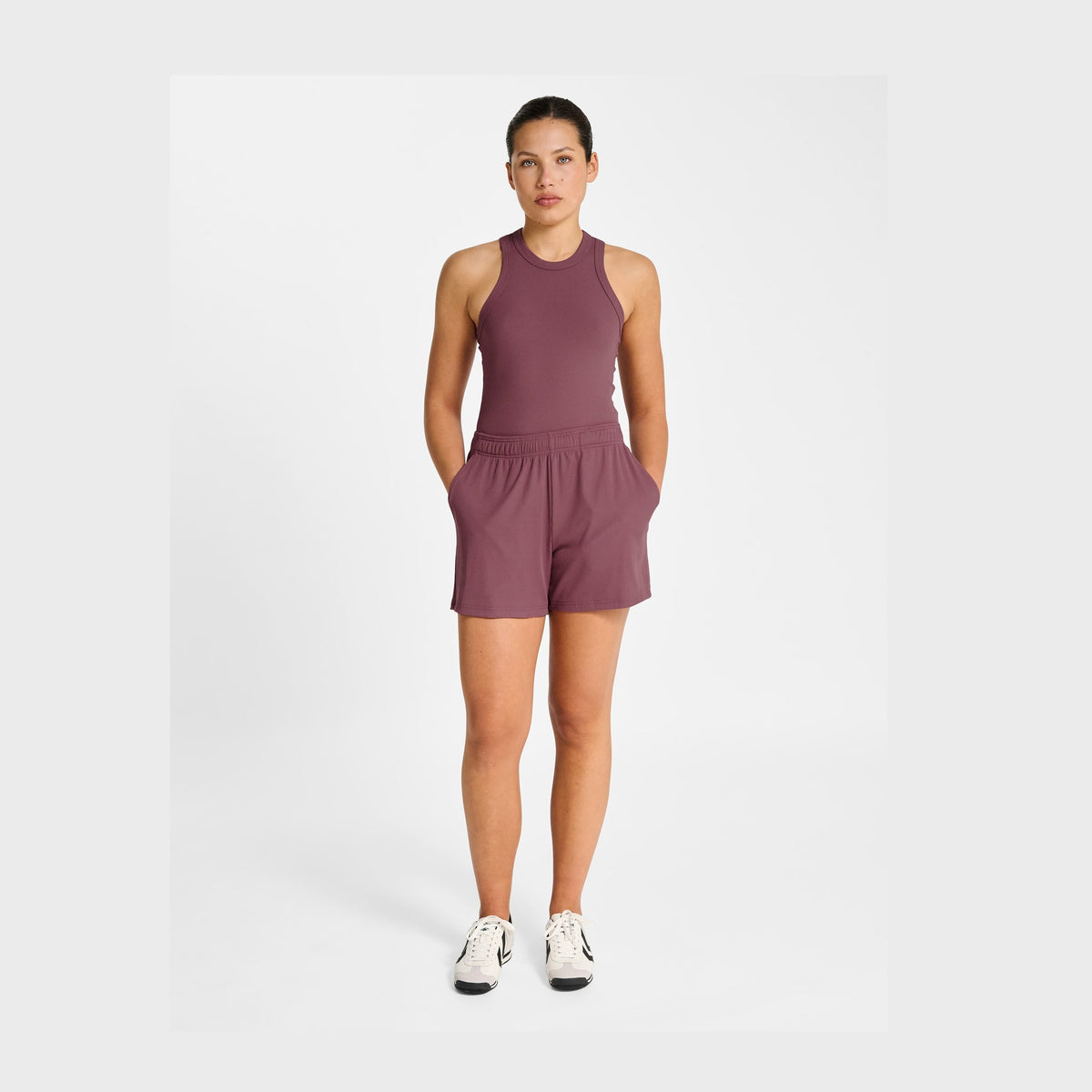 hummel Women's Pulse Rib Shorts-6