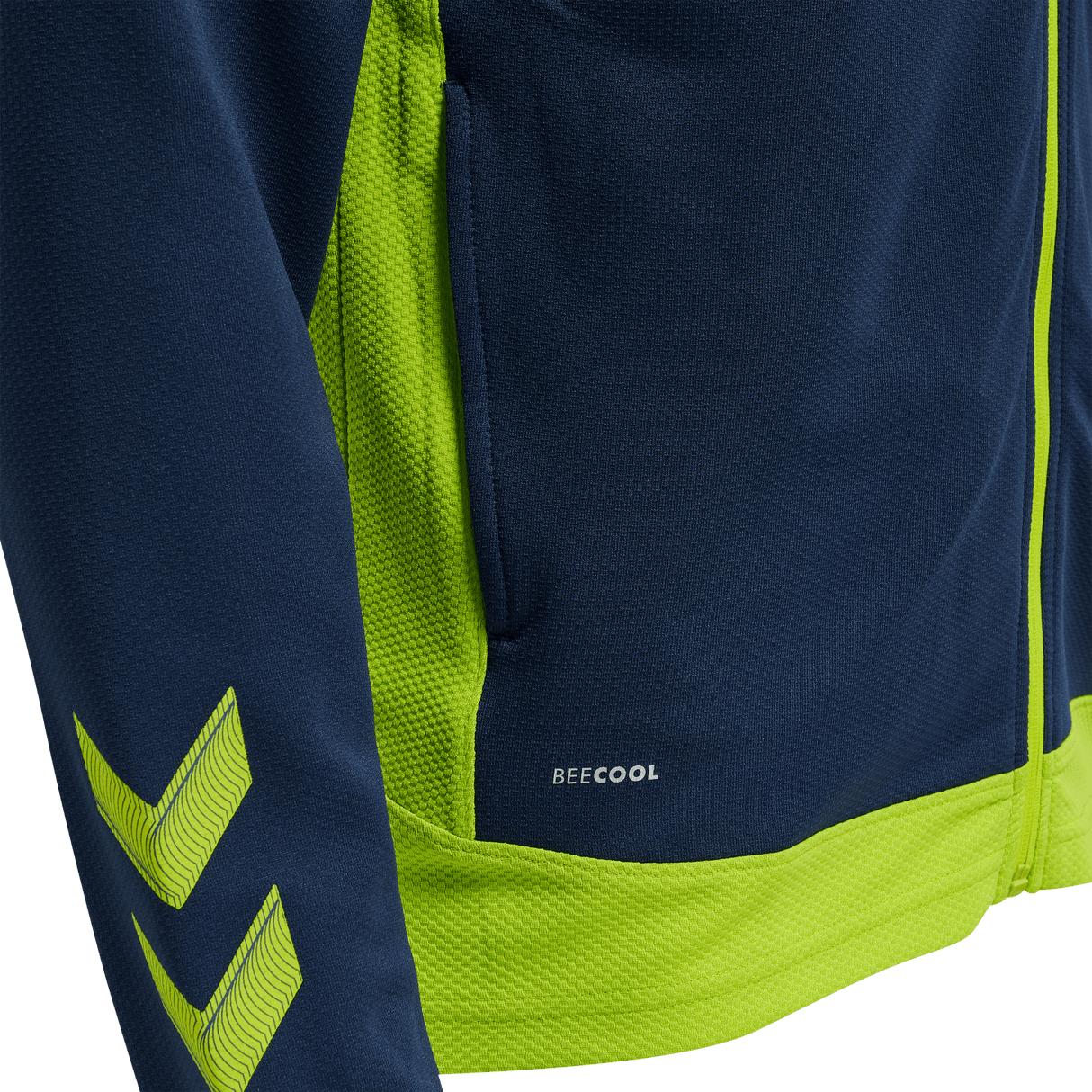 hummel Men's Lead Poly Zip Jacket-4