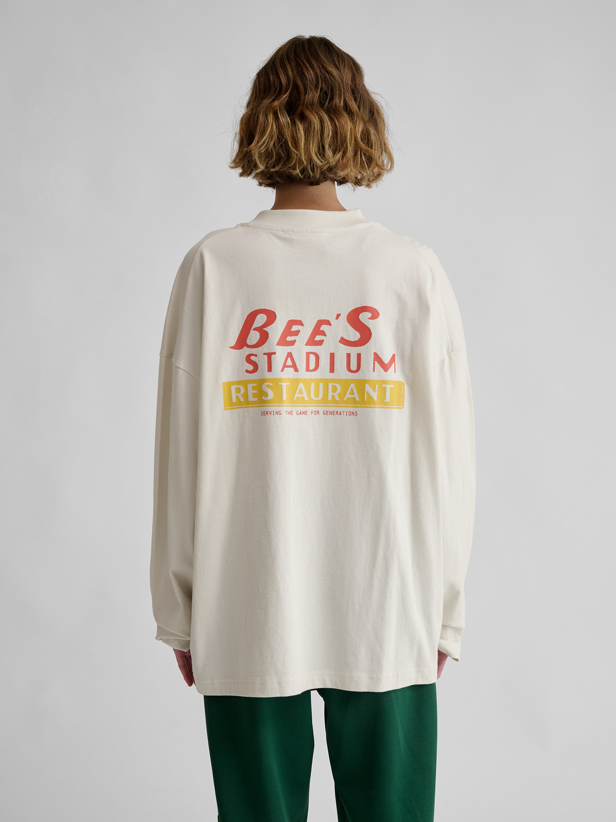 hummel Unisex Loose Long Sleeve T-Shirt Bees Stadium-4