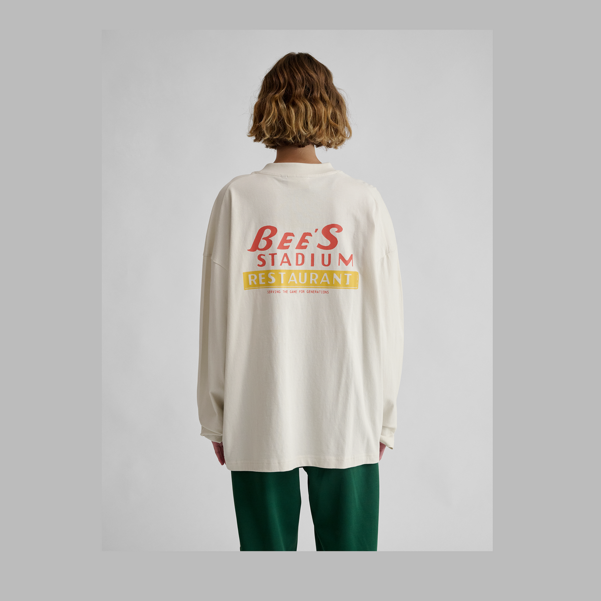 hummel Unisex Loose Long Sleeve T-Shirt Bees Stadium-4