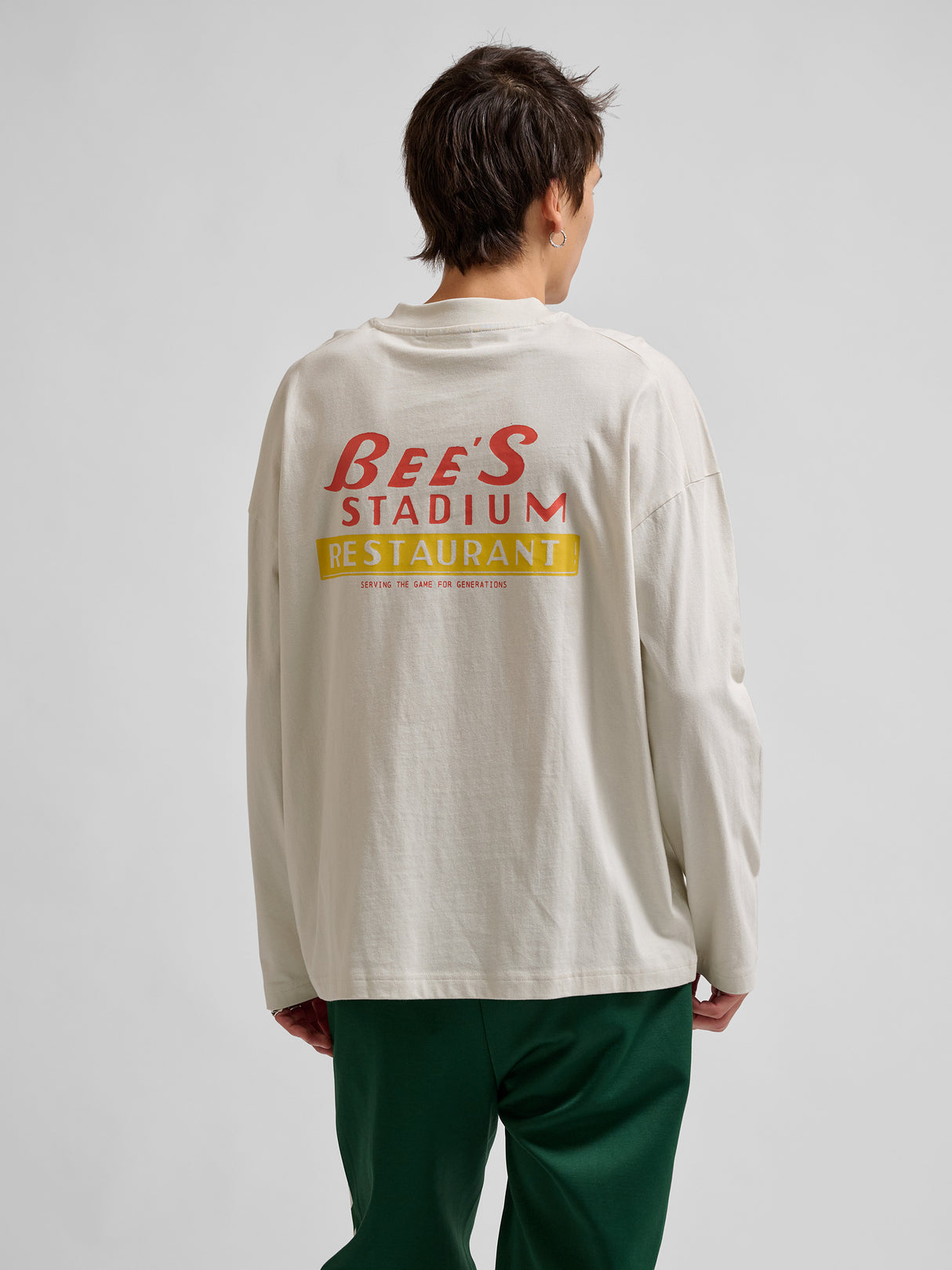 hummel Unisex Loose Long Sleeve T-Shirt Bees Stadium-6