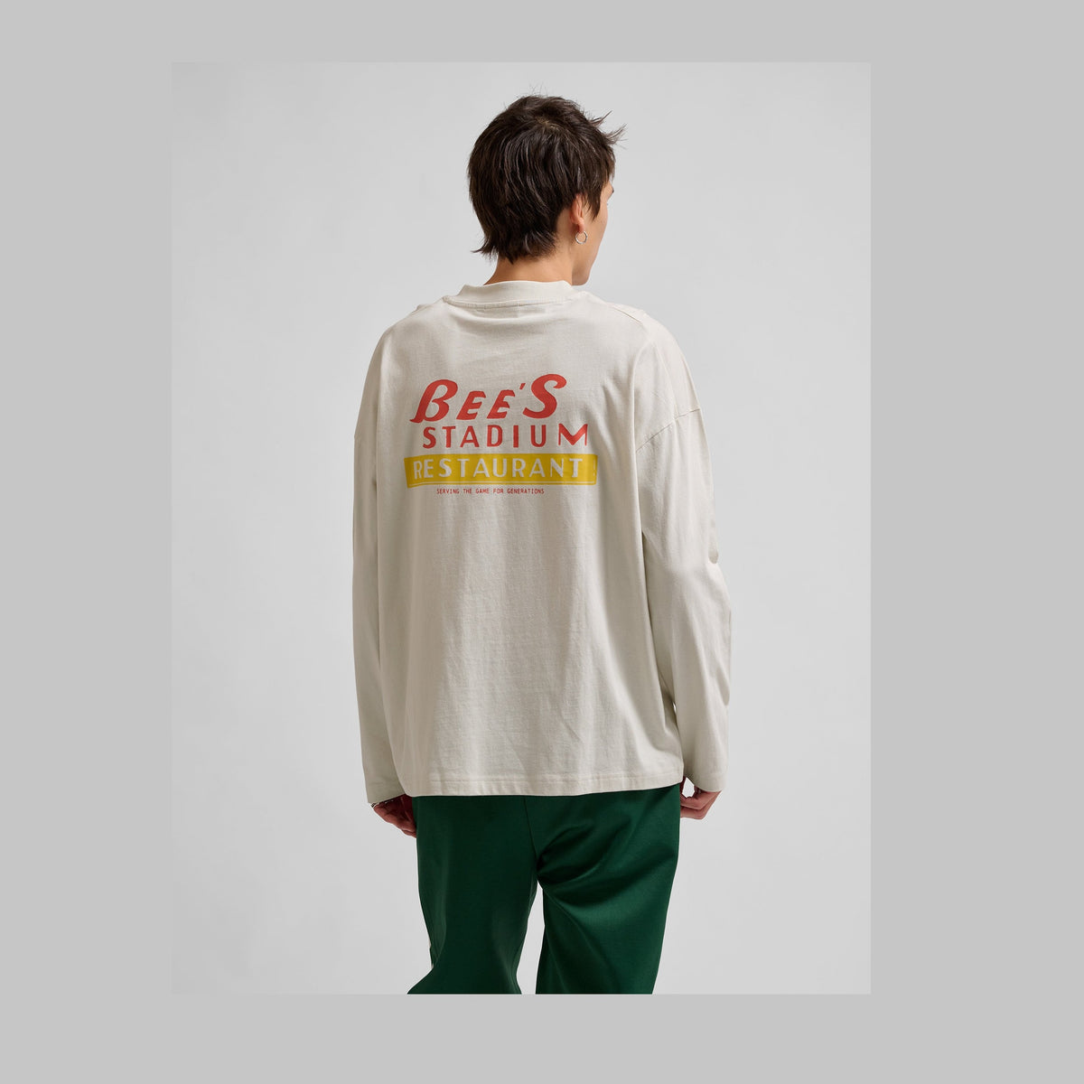 hummel Unisex Loose Long Sleeve T-Shirt Bees Stadium-6