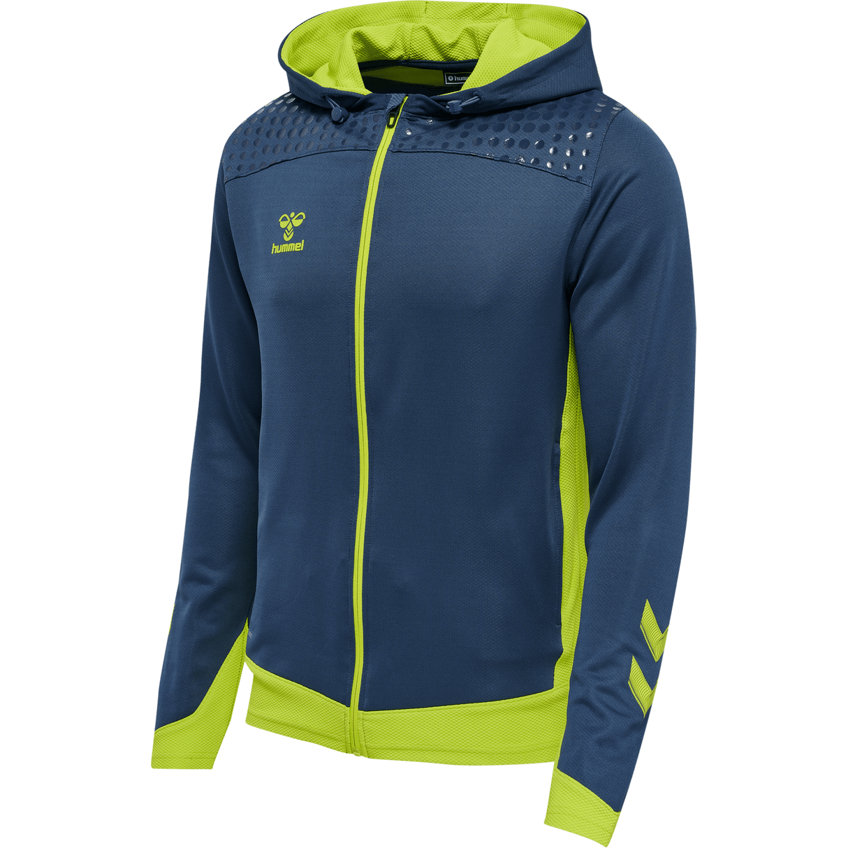 hummel Men's Lead Zip Poly Hoodie-1