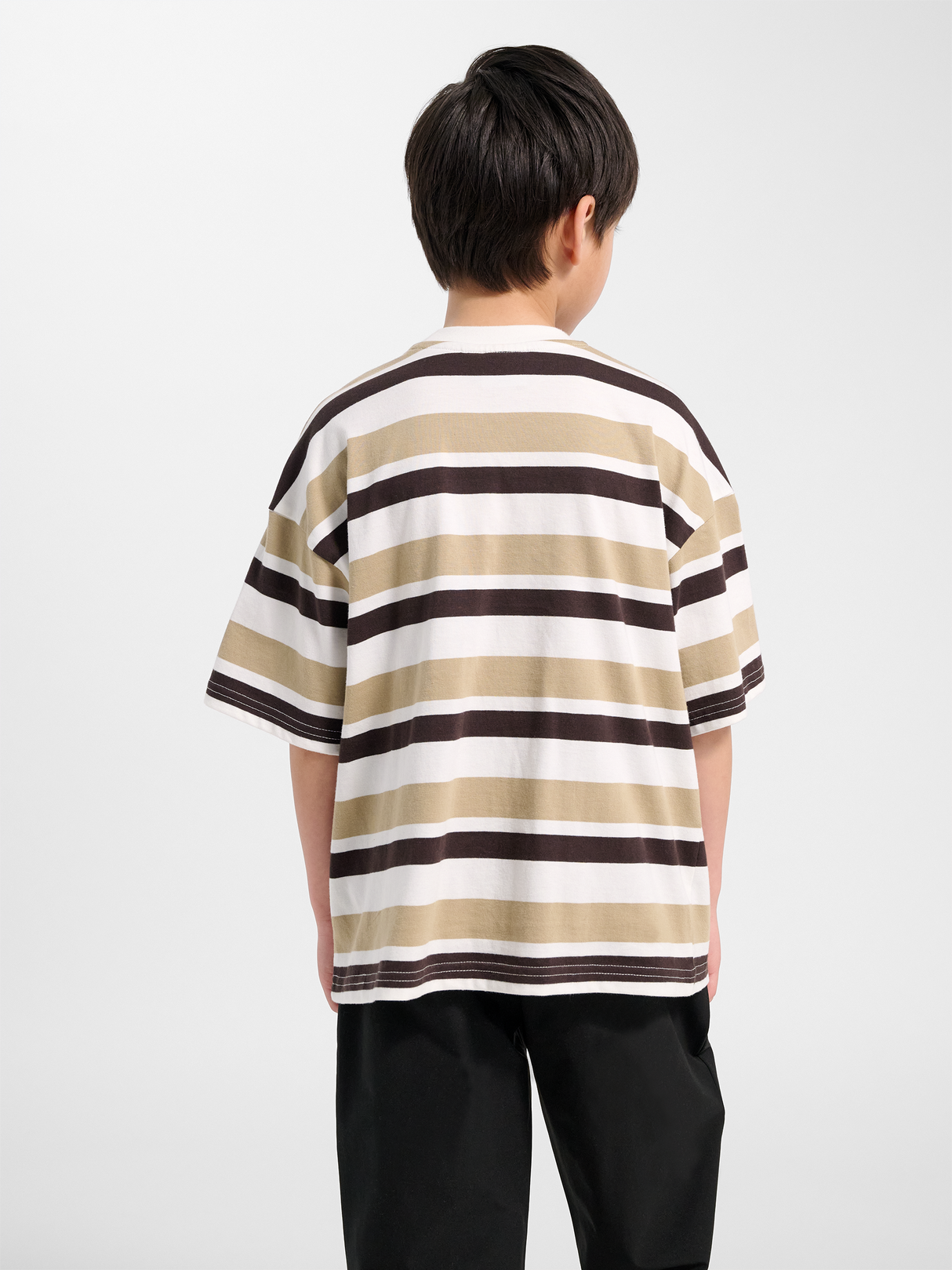 hummel Youth Silly Short Sleeve Boxy T-Shirt Stripe-4