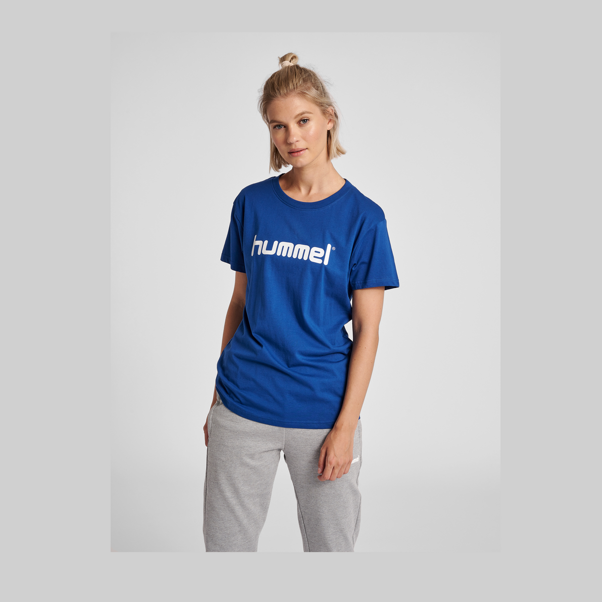 hummel Women's Go Cotton Logo T-Shirt Short Sleeve-5