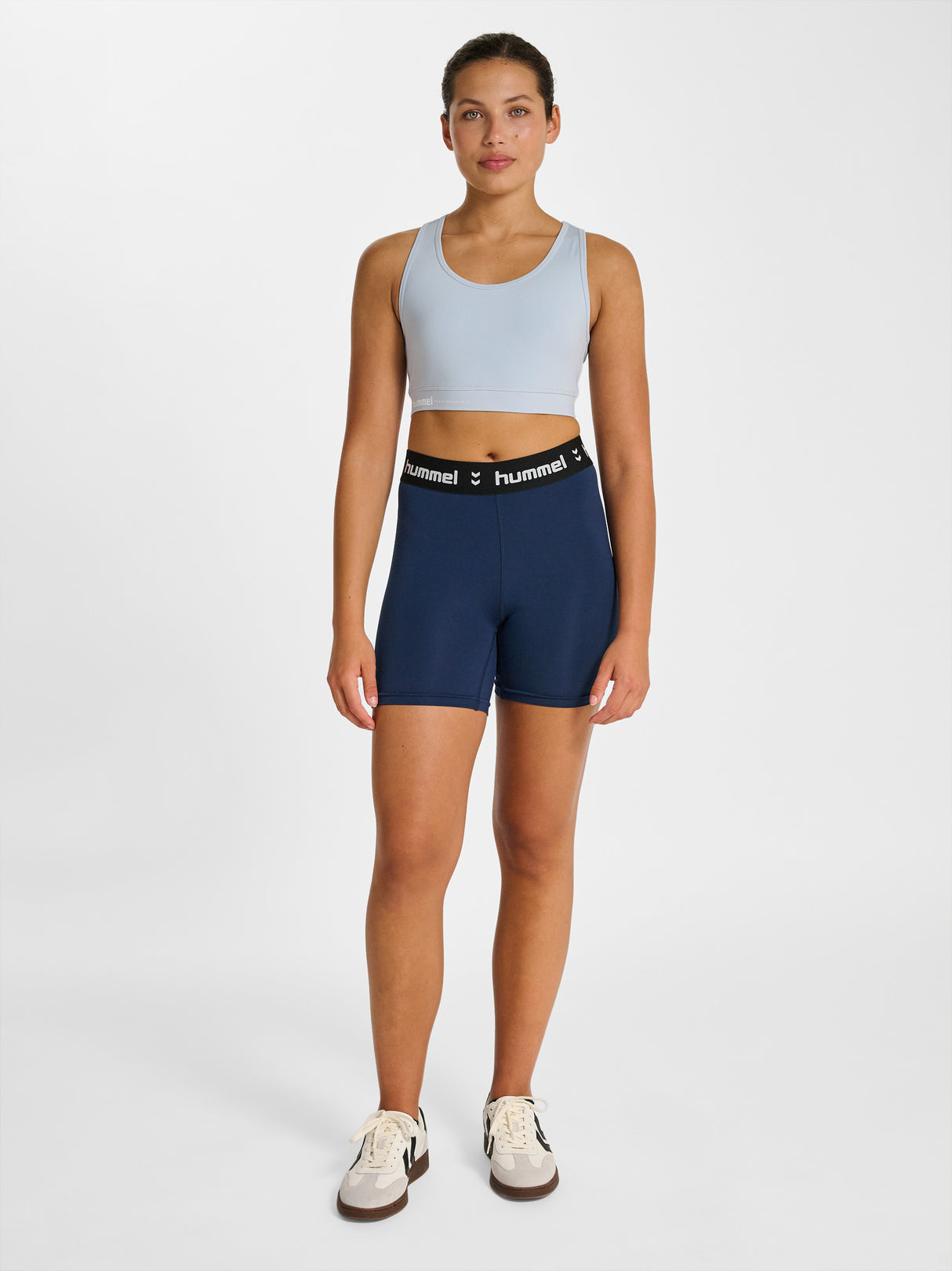 hummel Women's Pulse Mid Waist Shorts Tights-6