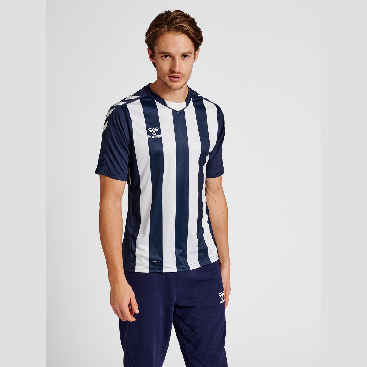 hummel Men's Core XK Striped Short Sleeve Jersey-5