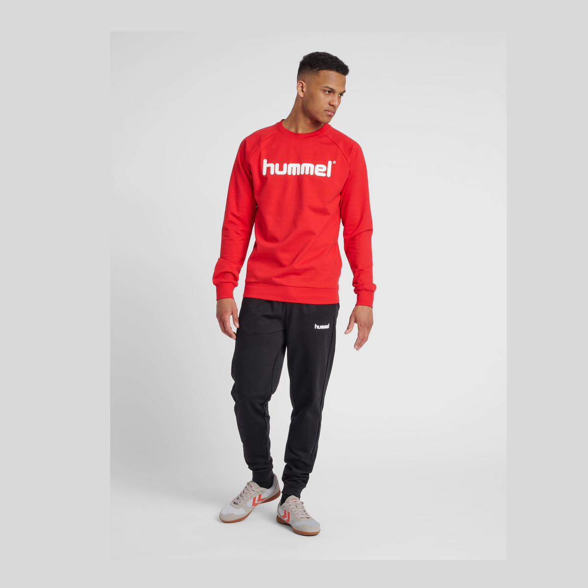 hummel Men's Go Cotton Logo Sweatshirt-3