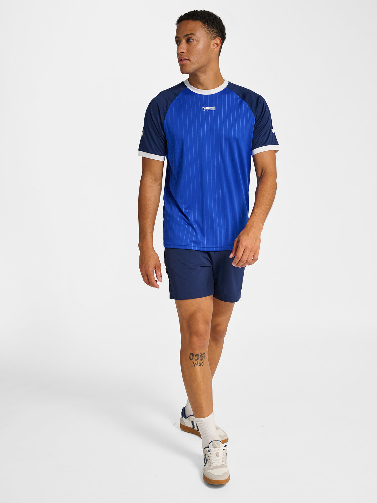 hummel Men's Pulse Stripe Short Sleeve T-Shirt-7