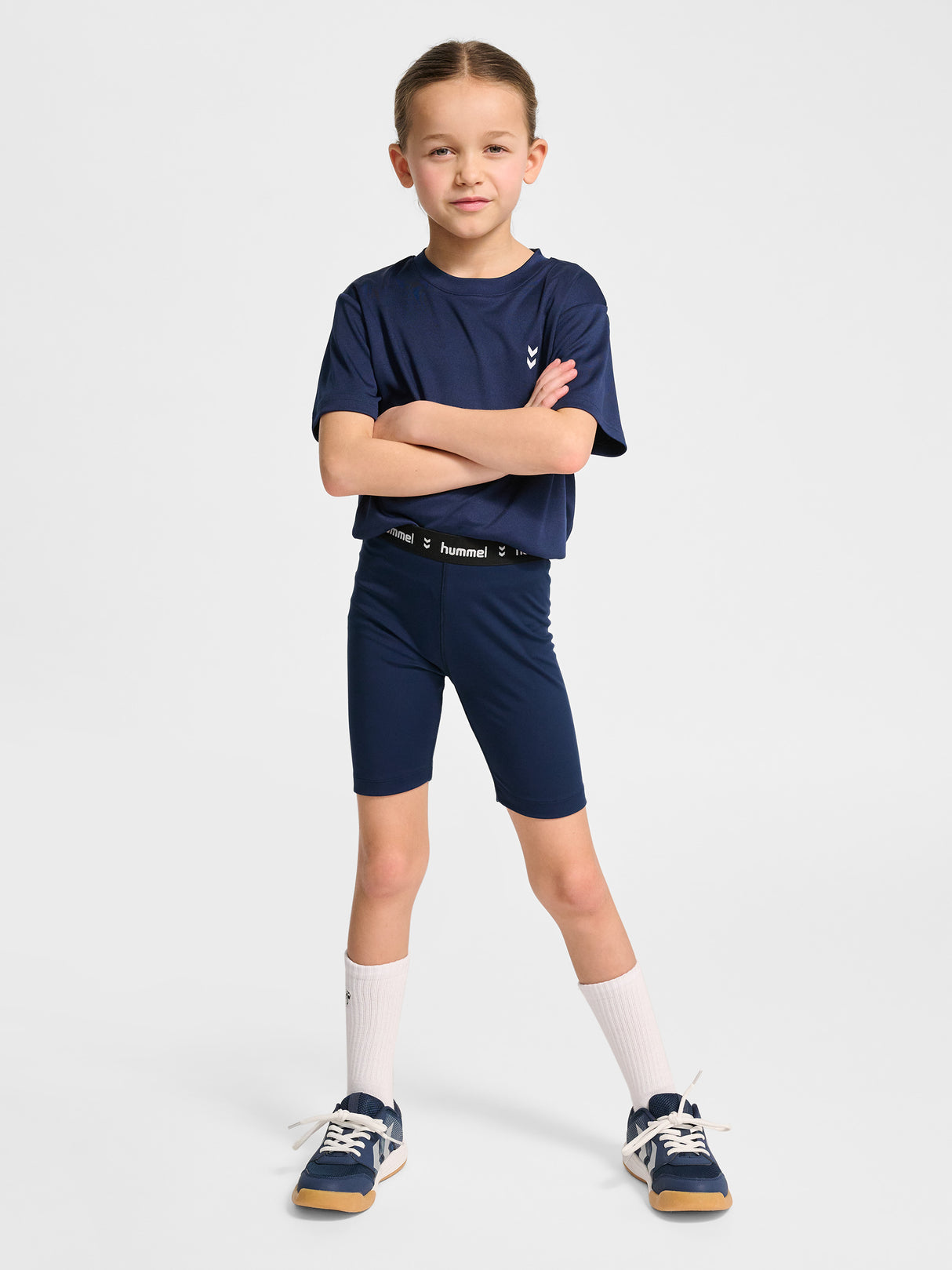 hummel Youth Pulse Mid Waist Shorts Tights-6