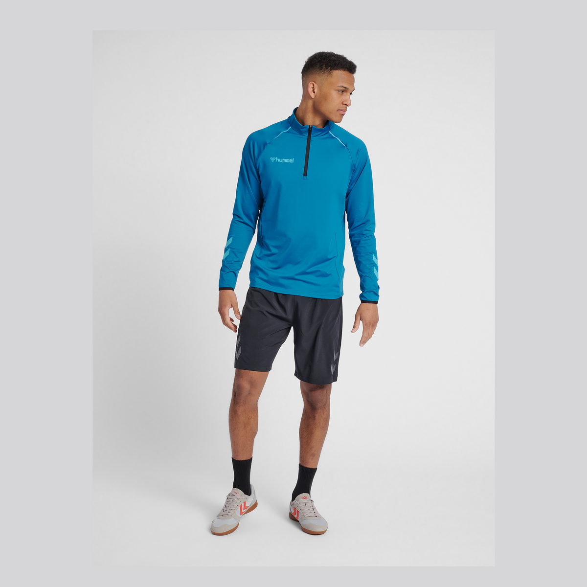 hummel Men's Authentic Pro Half Zip Sweatshirt-3