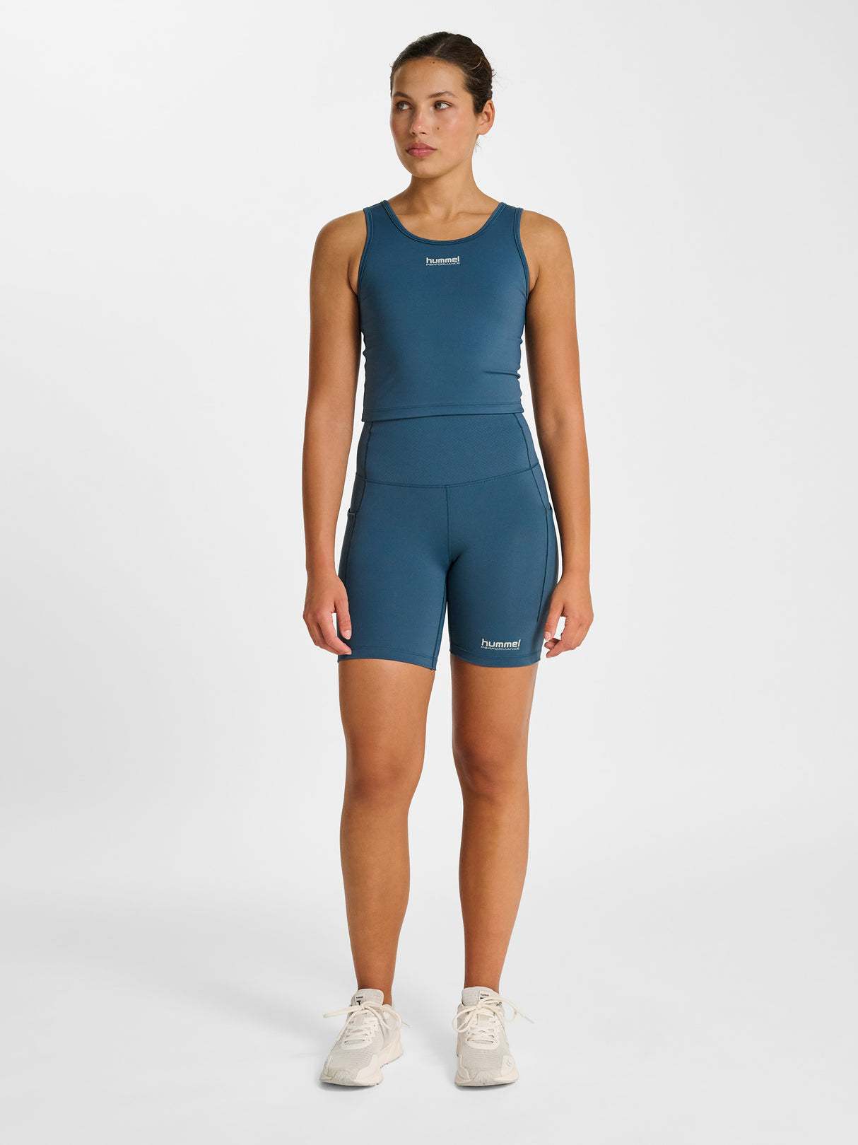 hummel Women's HIIT Intensity High Waist Shorts Tights-14