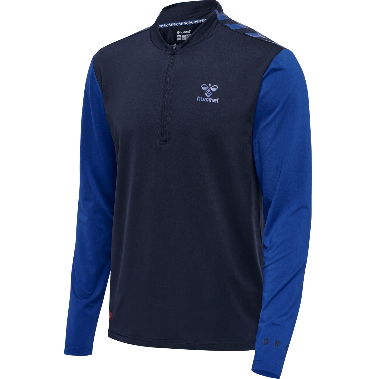 hummel Men's Pro Grid Half Zip Training Long Sleeve-1