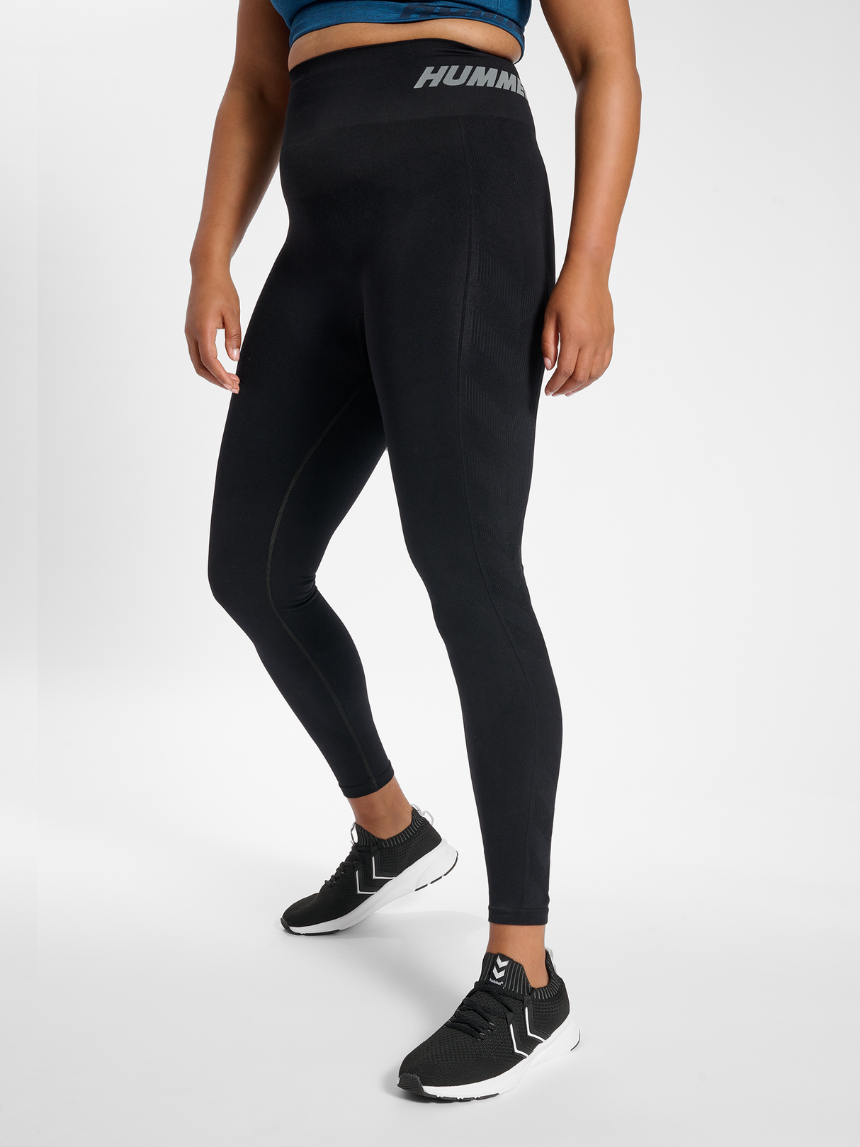 hummel Women's Training Essentials Pace Seamless High Waist Tights Plus-6