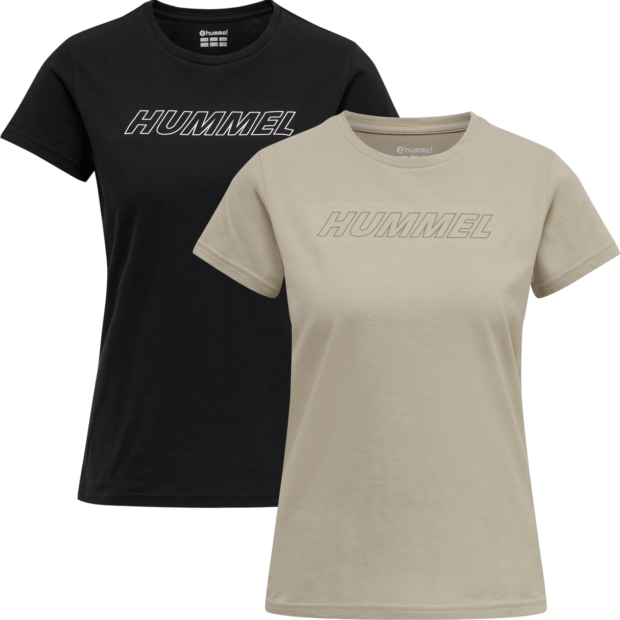 hummel Women's Training Essentials Cali 2-Pack Cotton T-Shirt-1
