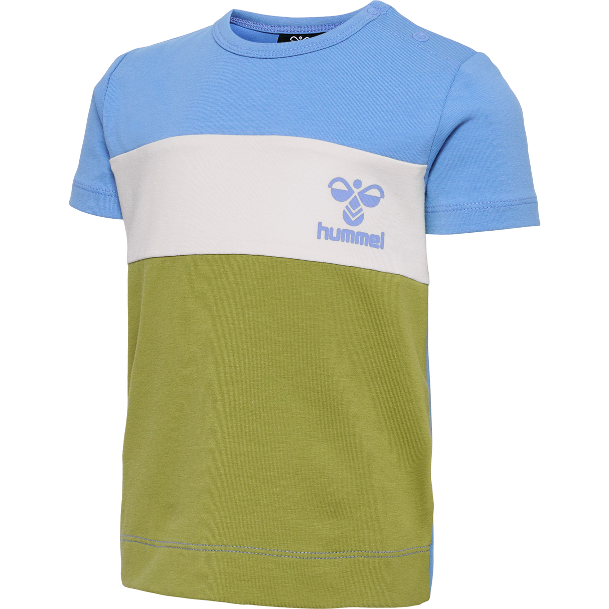 hummel Youth Glad Block Short Sleeve T-Shirt-1
