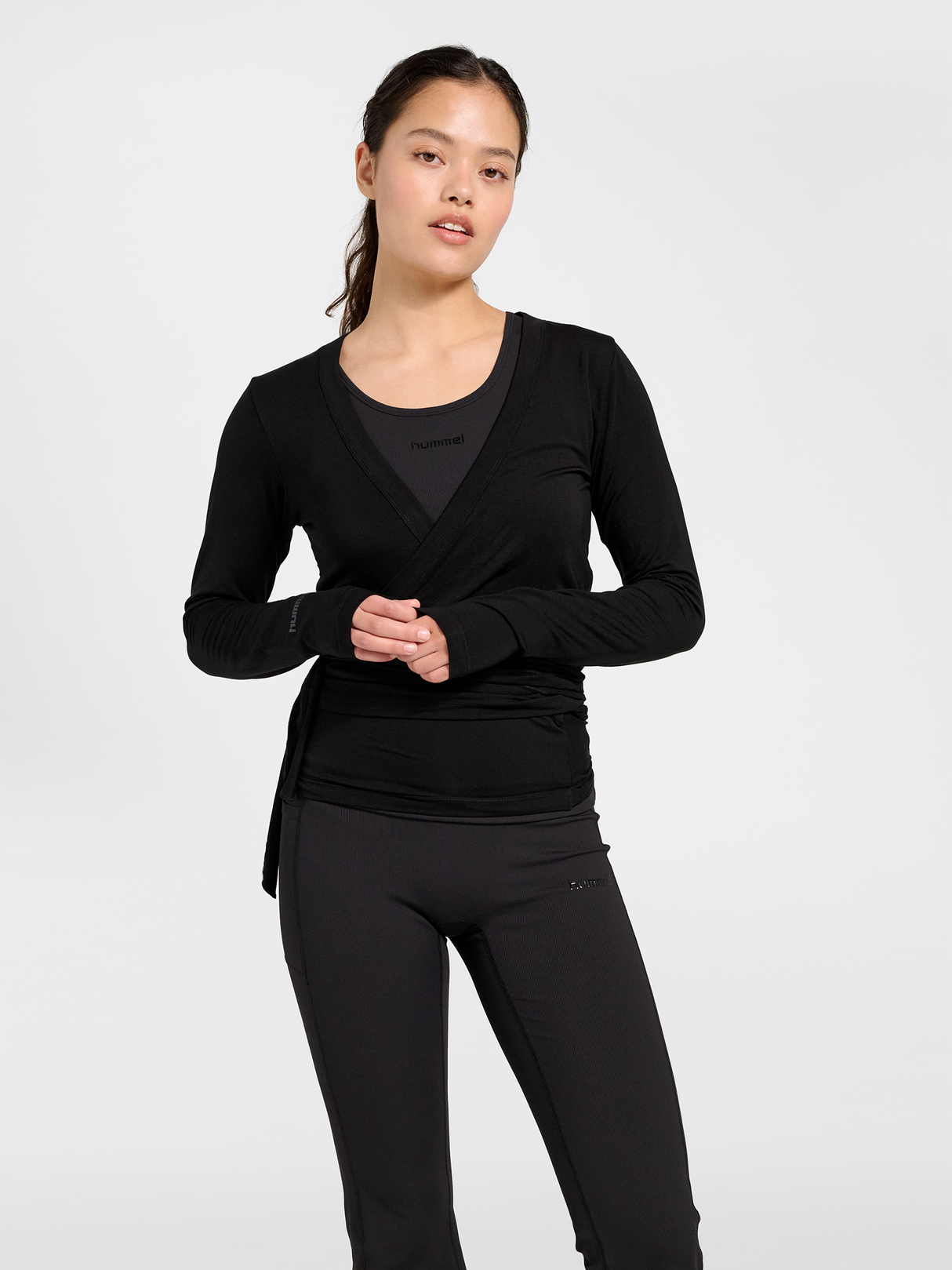 hummel Women's Soft Wrap Blouse-5