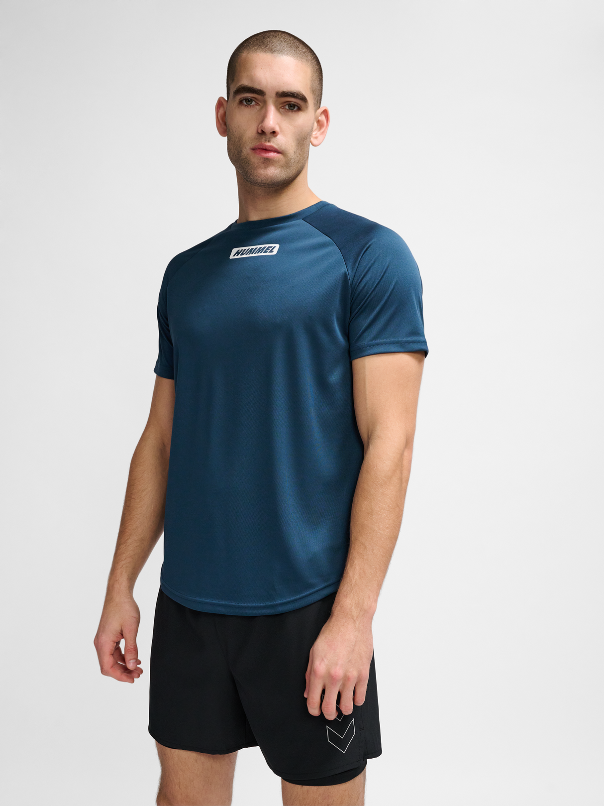 hummel Men's Training Essentials Topaz T-Shirt-6