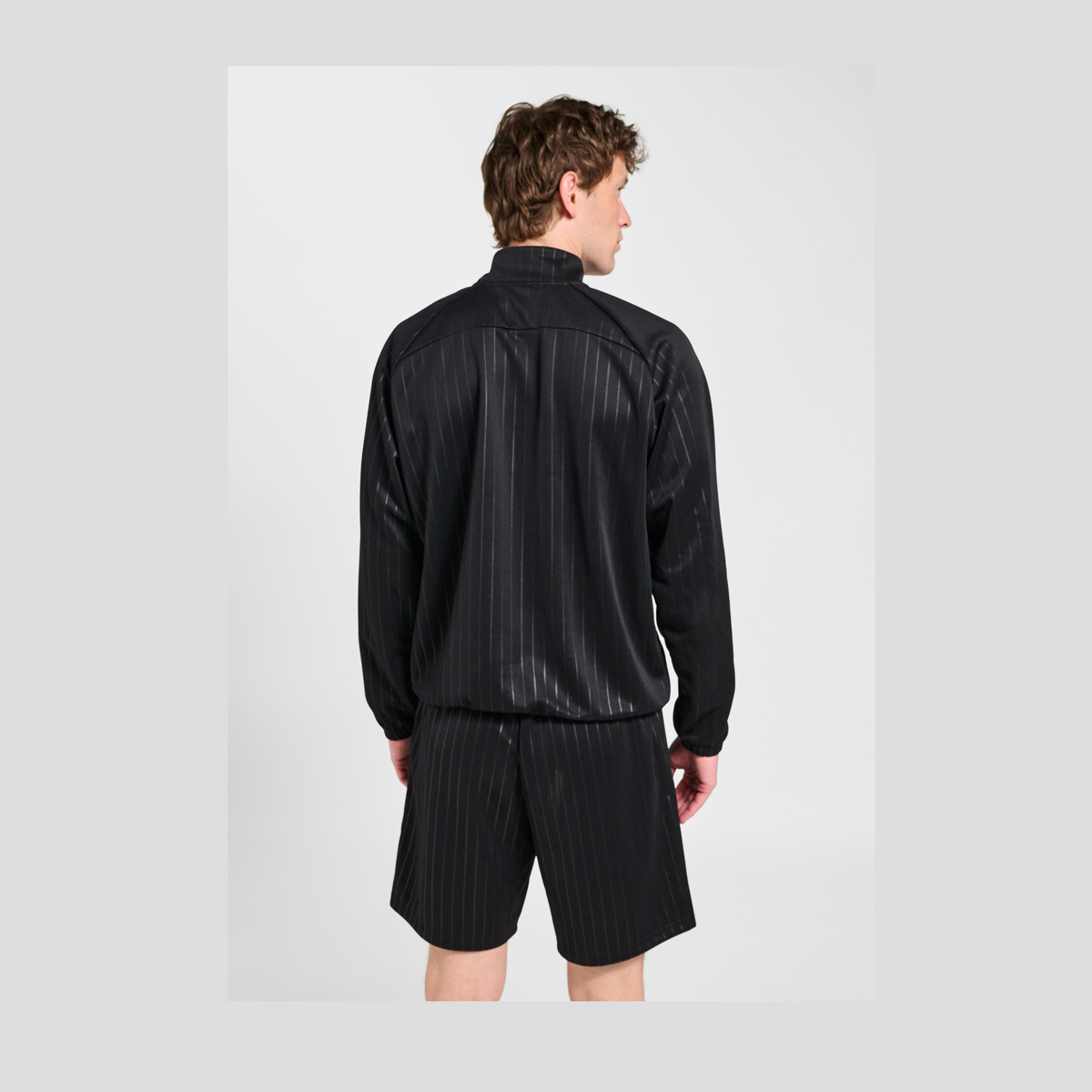 hummel Men's Stripe Half Zip-5