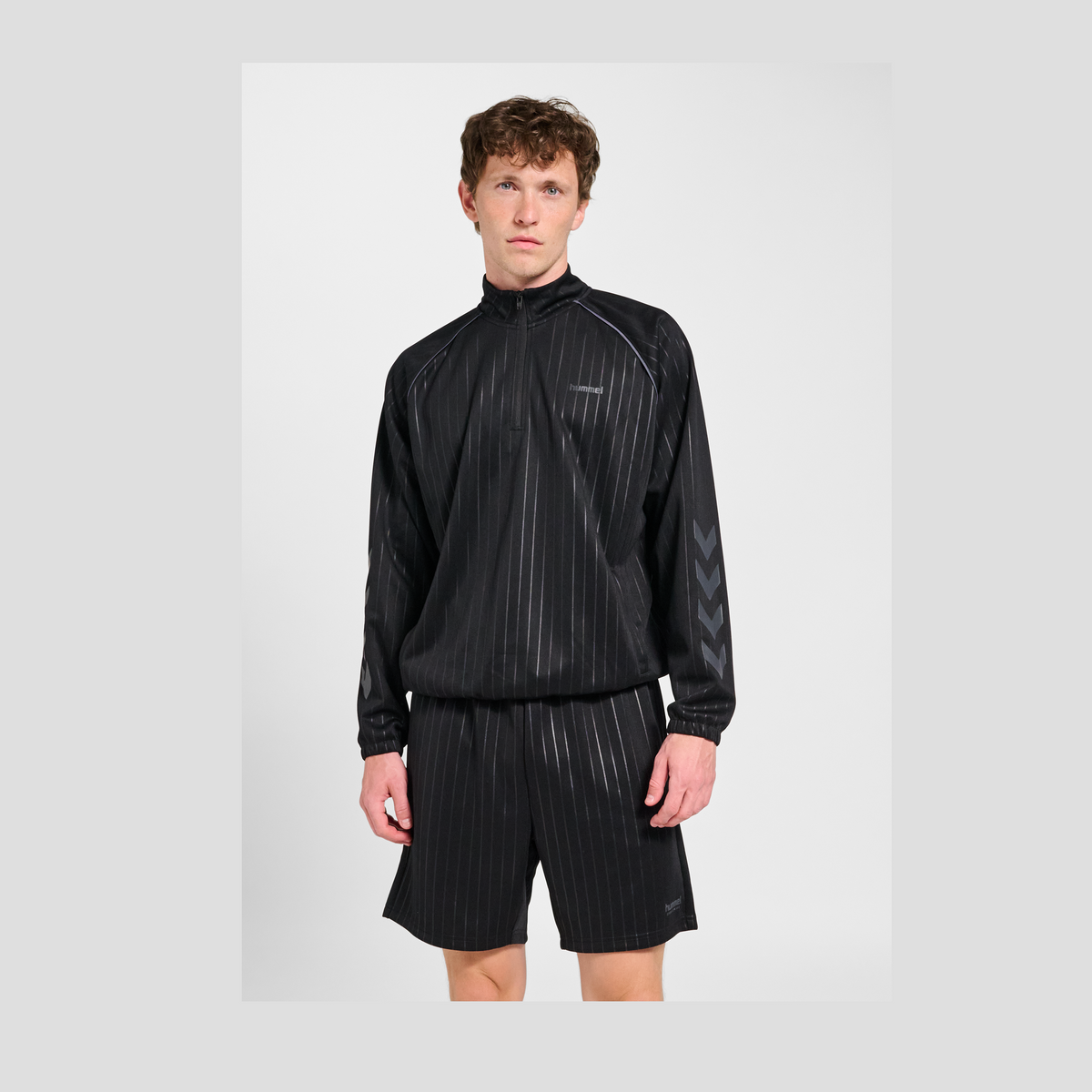 hummel Men's Stripe Half Zip-6