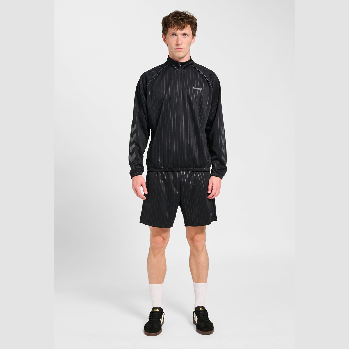 hummel Men's Stripe Half Zip-7