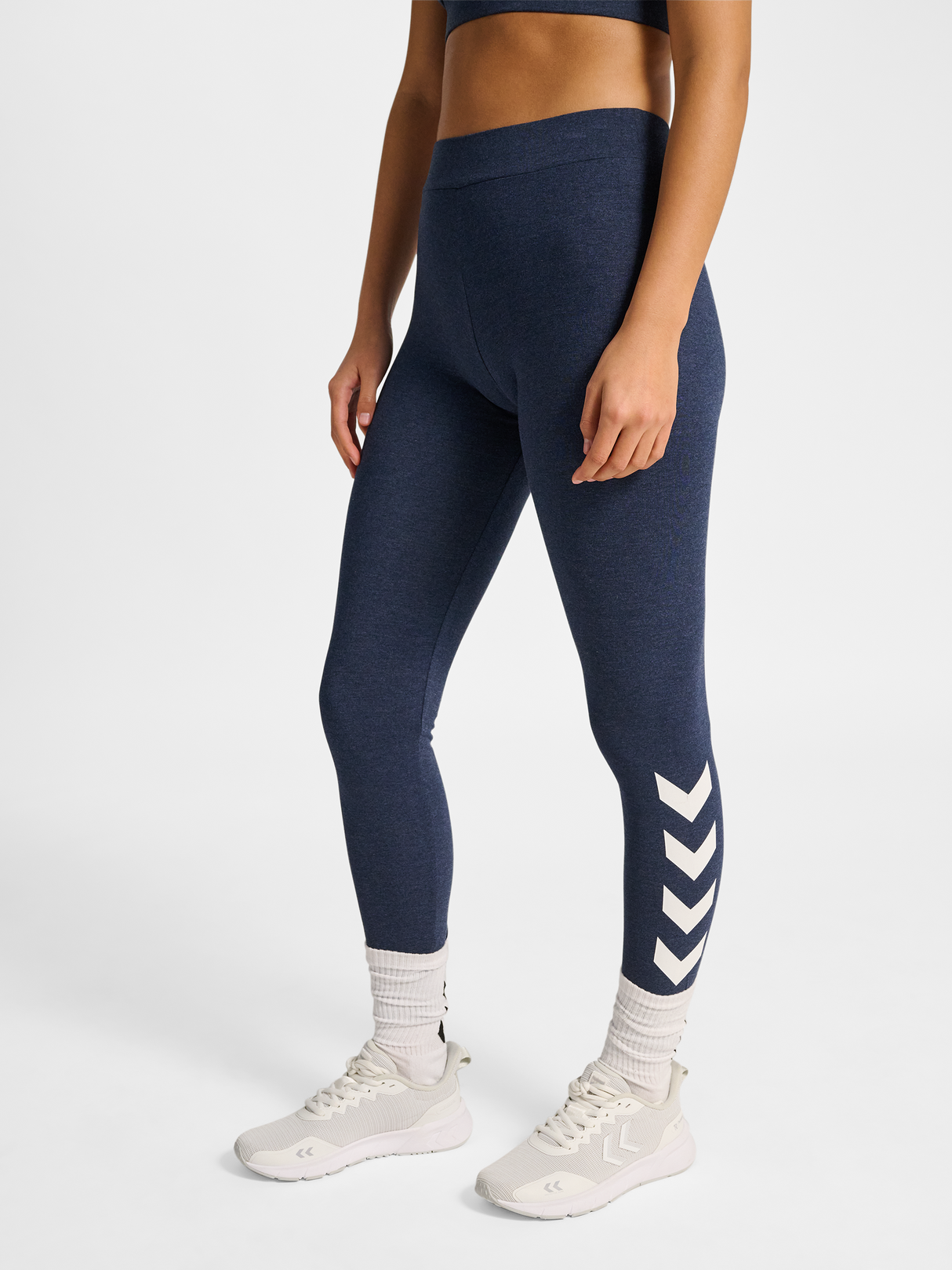 hummel Women's Pulse Logo Mid Waist Tights-6