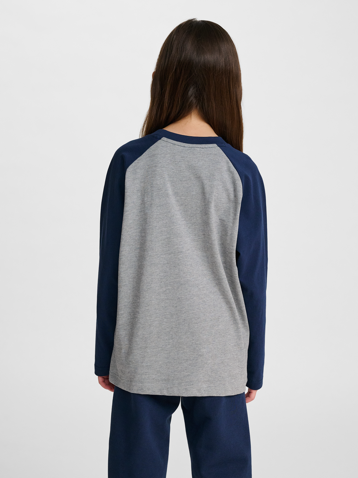 hummel Youth Raglan Loose Long Sleeve T-Shirt Bee-5