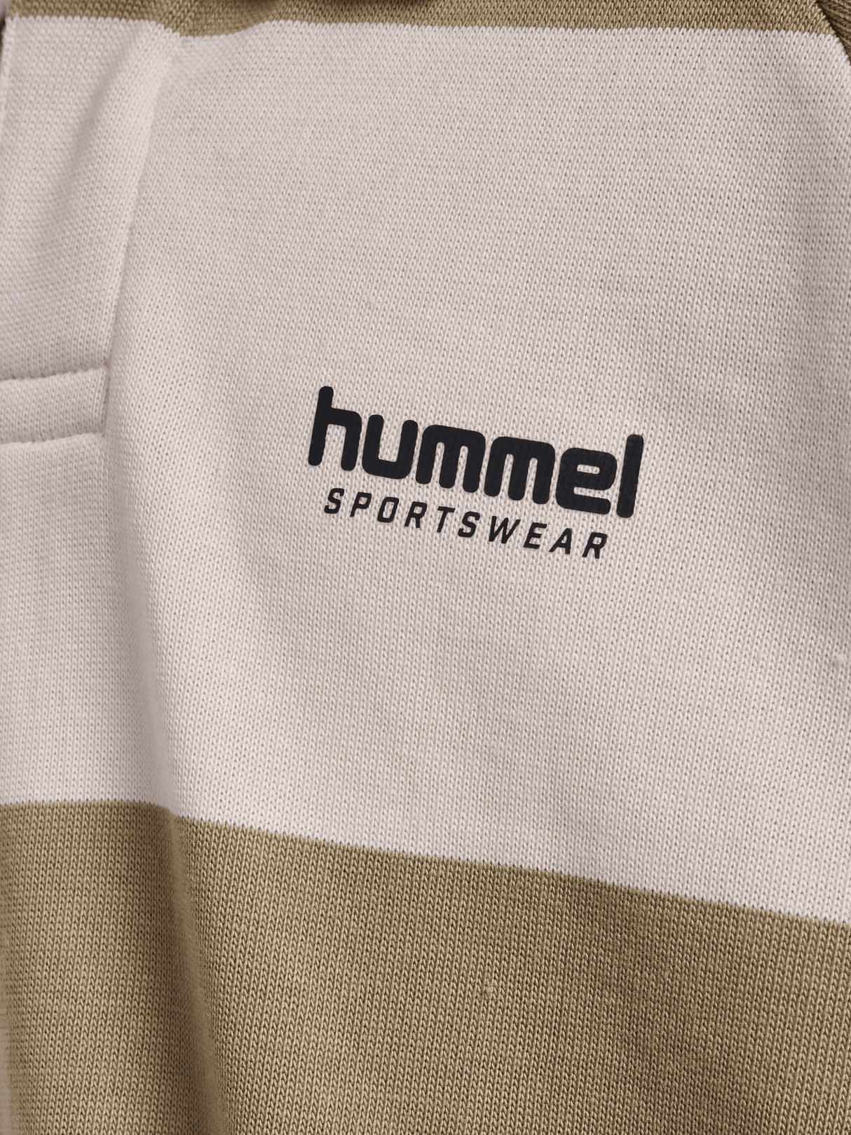hummel Youth Loose Striped Long Sleeve Polo-3