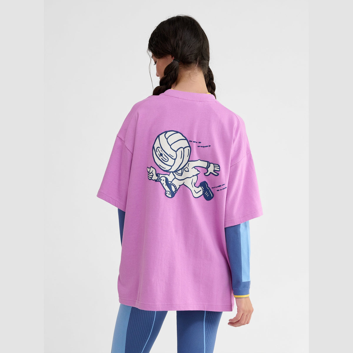 hummel Unisex Loose Short Sleeve T-Shirt Headball-6