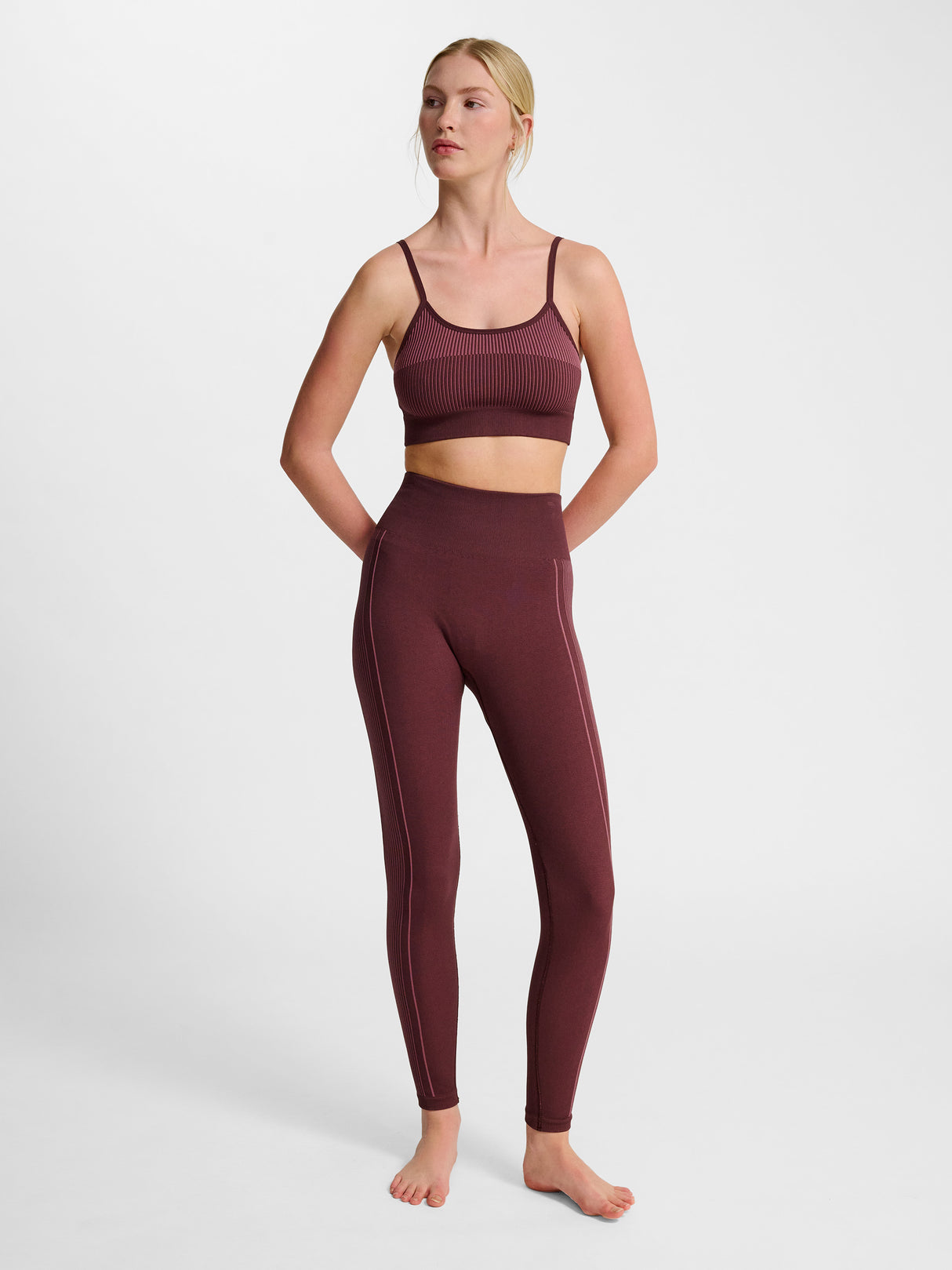 hummel Women's Yoga Seamless High Waist Tights-7