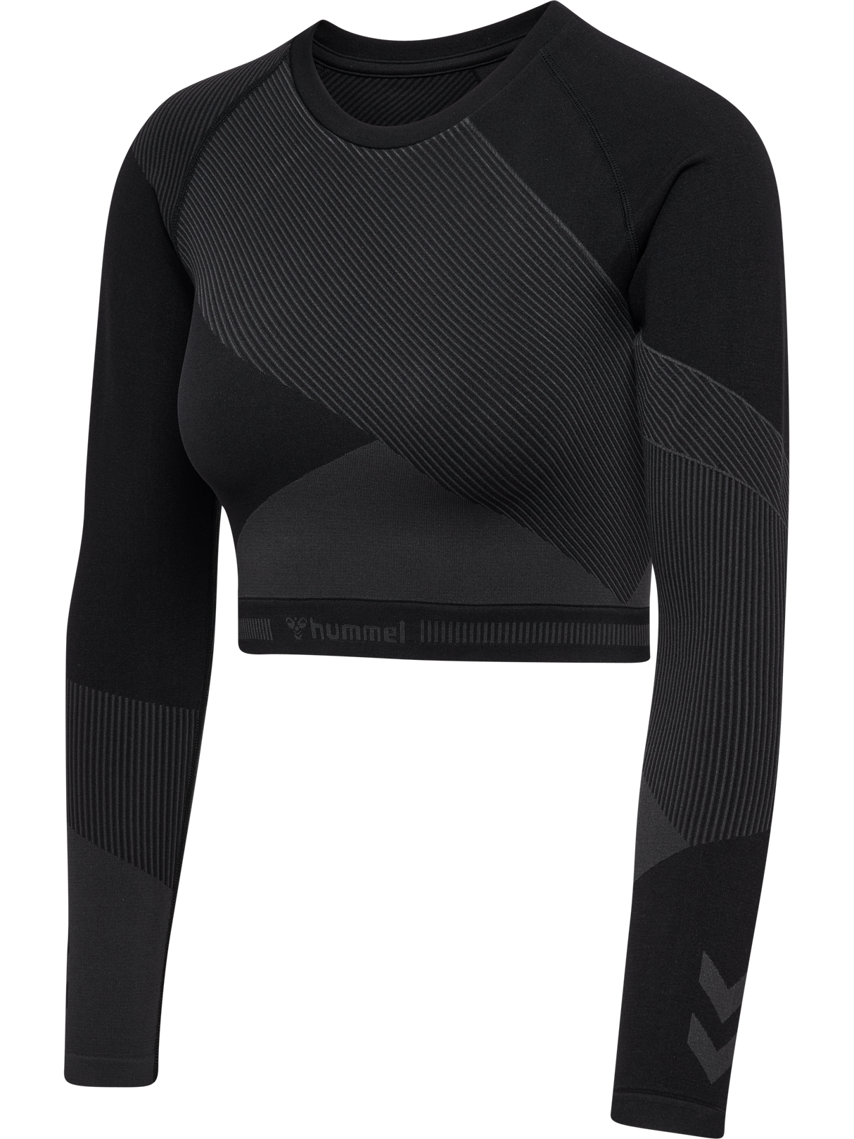 hummel Women's Unity Seamless Crop Long Sleeve T-Shirt-1