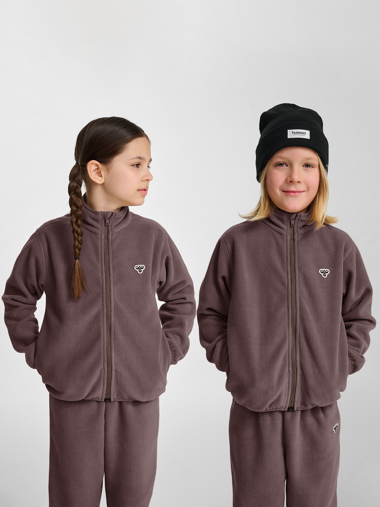 hummel Youth Fleece Zip Jacket Bee-5