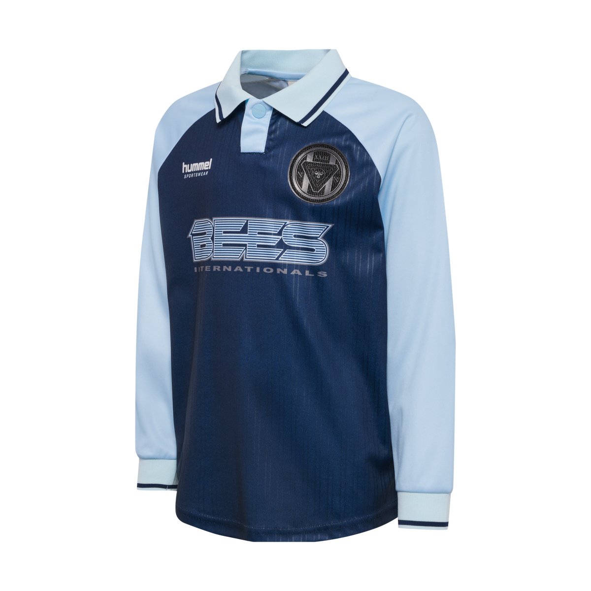 hummel Youth Loose Stripe Soccer Jersey Long Sleeve-1
