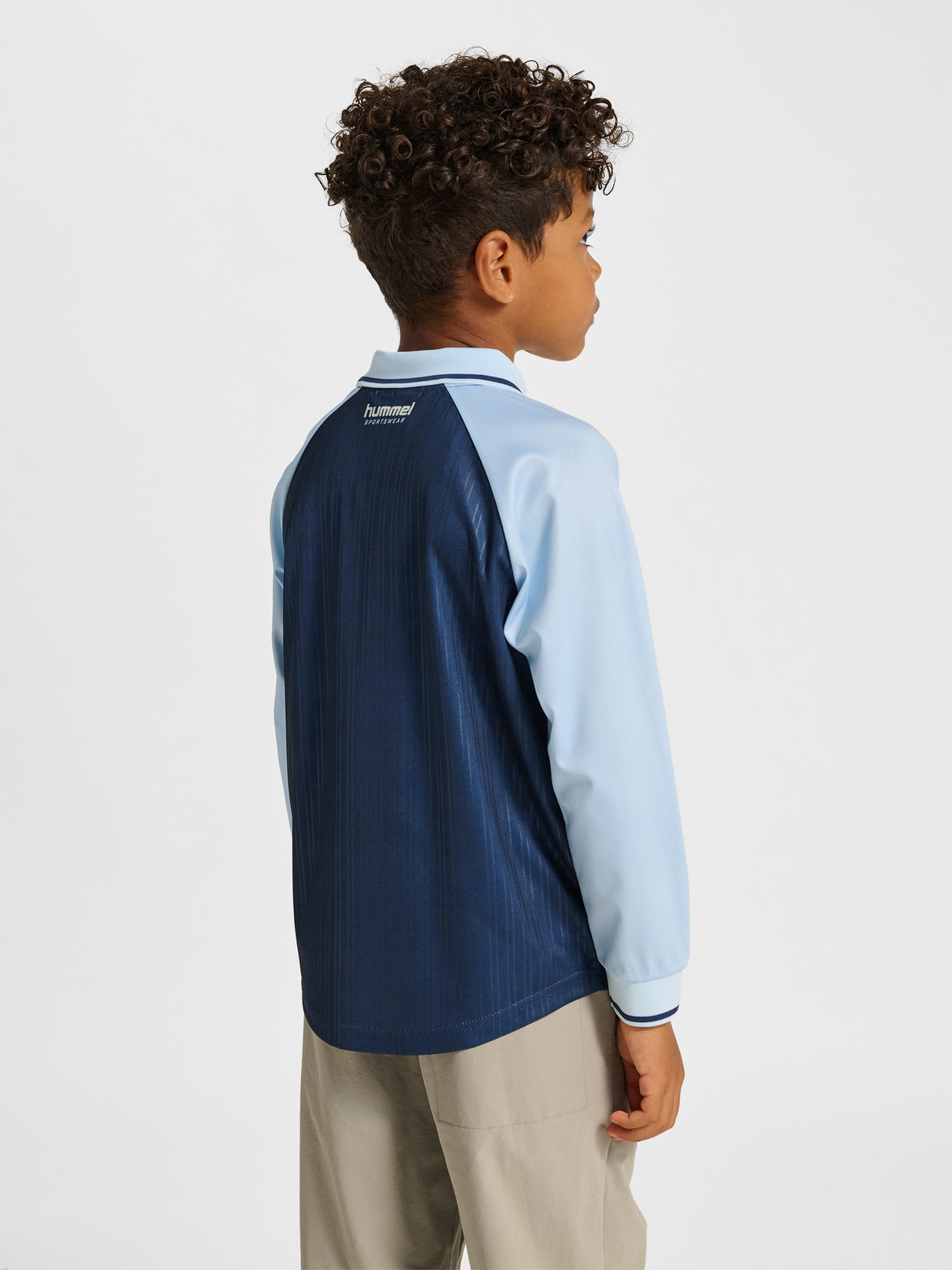 hummel Youth Loose Stripe Soccer Jersey Long Sleeve-4