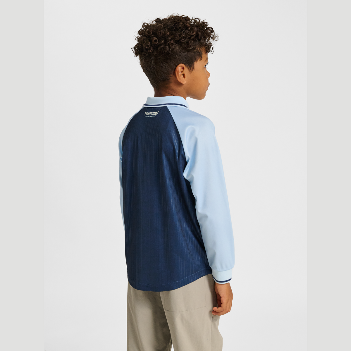 hummel Youth Loose Stripe Soccer Jersey Long Sleeve-4