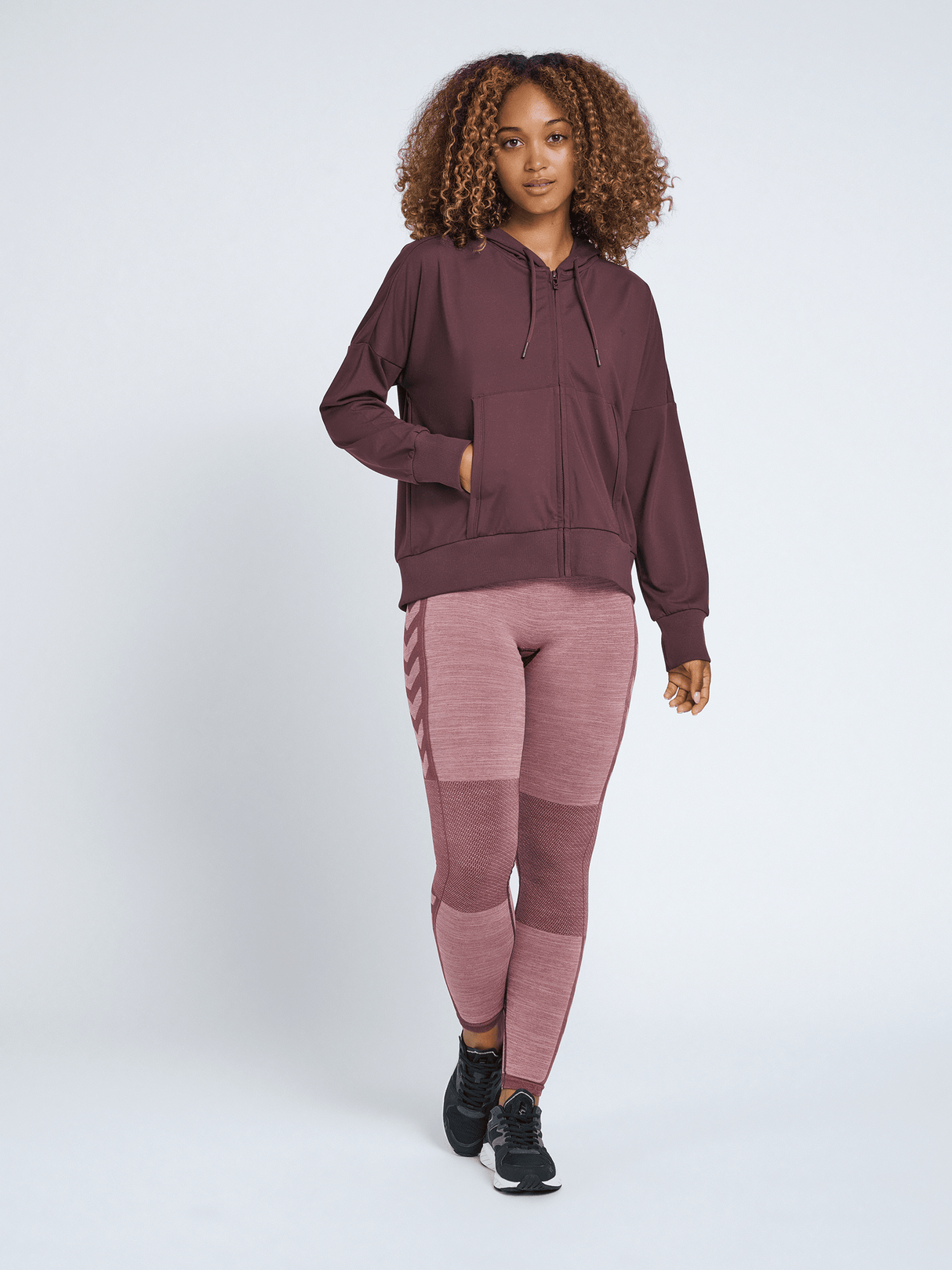 hummel Women's Luise Loose Zip Hoodie-5