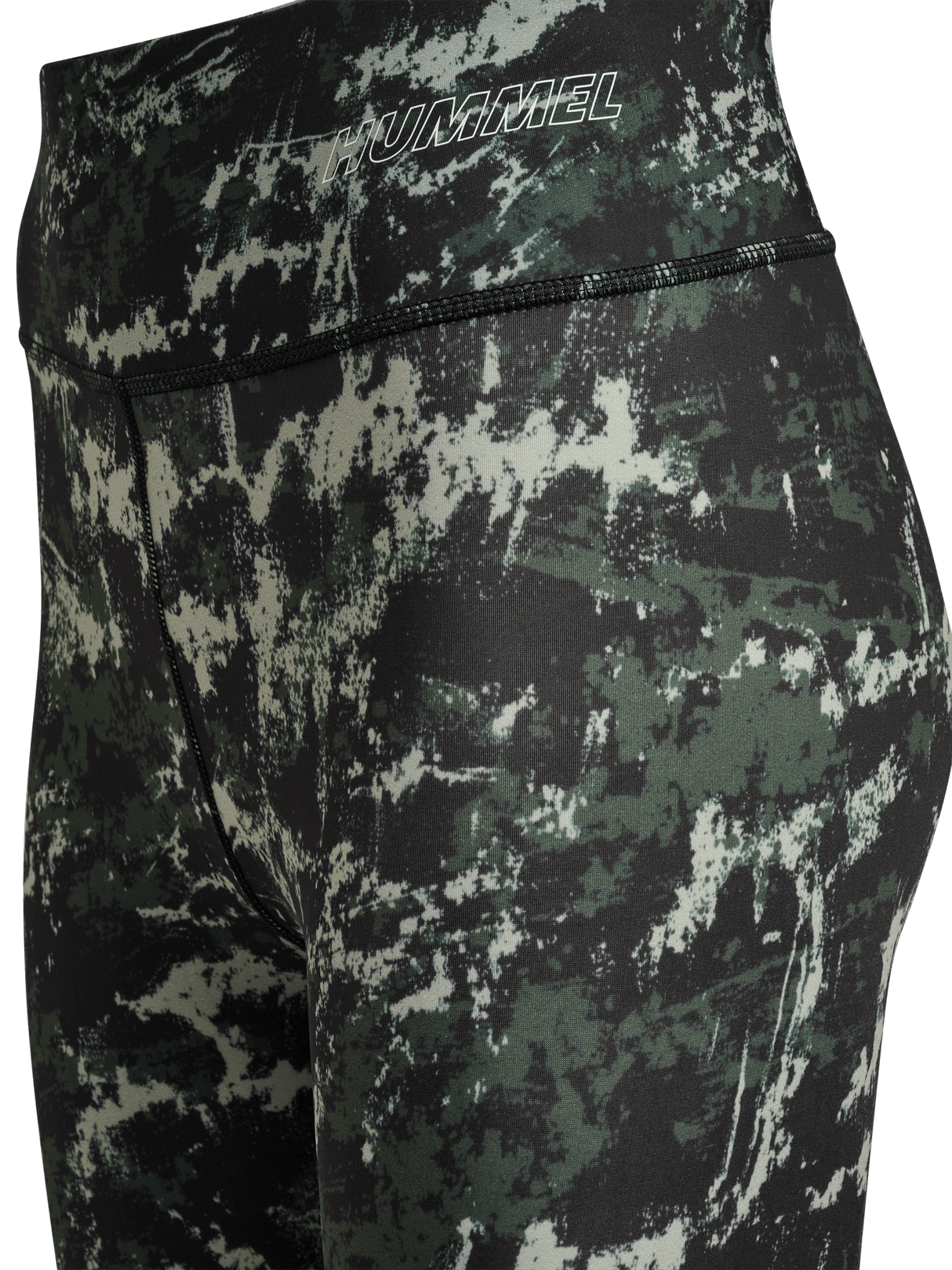 hummel Women's Training Essentials Twist AOP Mid Waist Tights-3