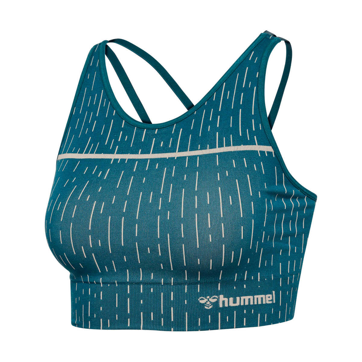 hummel Women's Mindful Training Drops Seamless Sports Bra-1